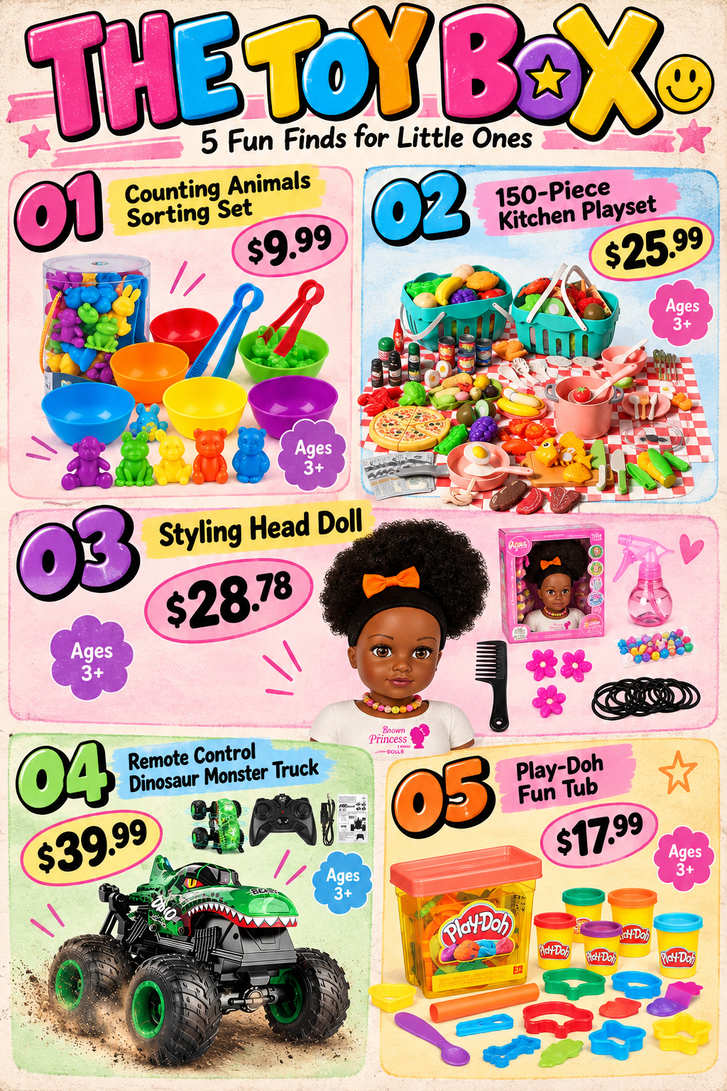 5 Fun Kids Toys for Learning, Pretend Play & Creative Fun