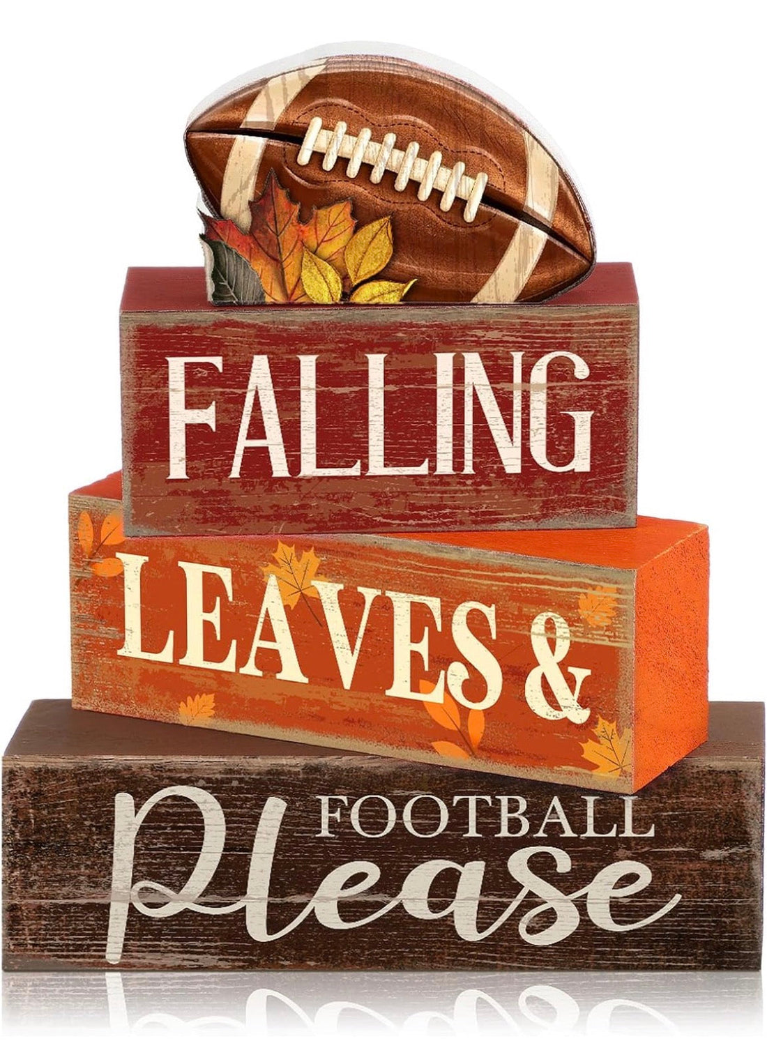Falling Leaves & Football Please: Fall Football Décor