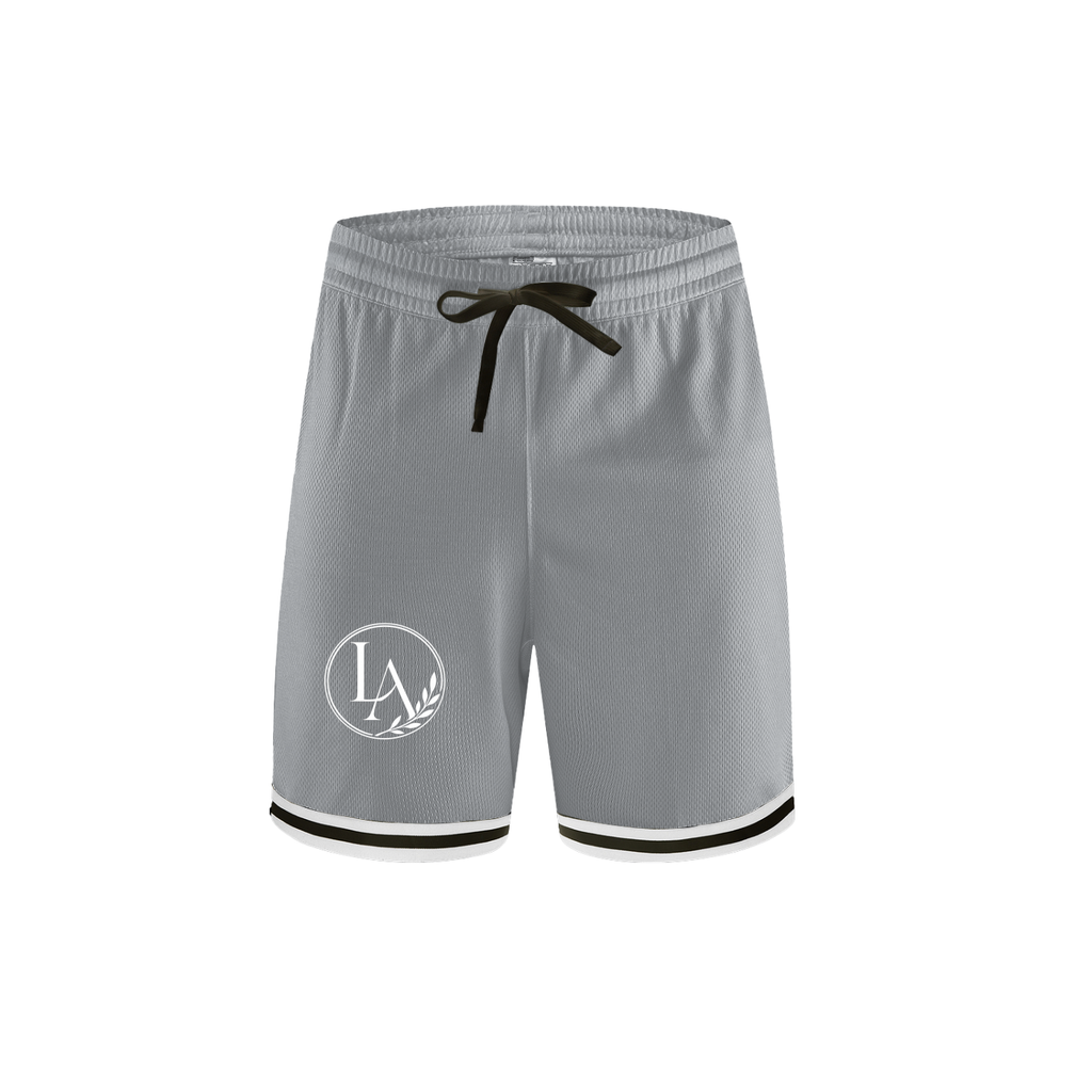 Luxuri Athletics Classic Stripe Trim Basketball Shorts