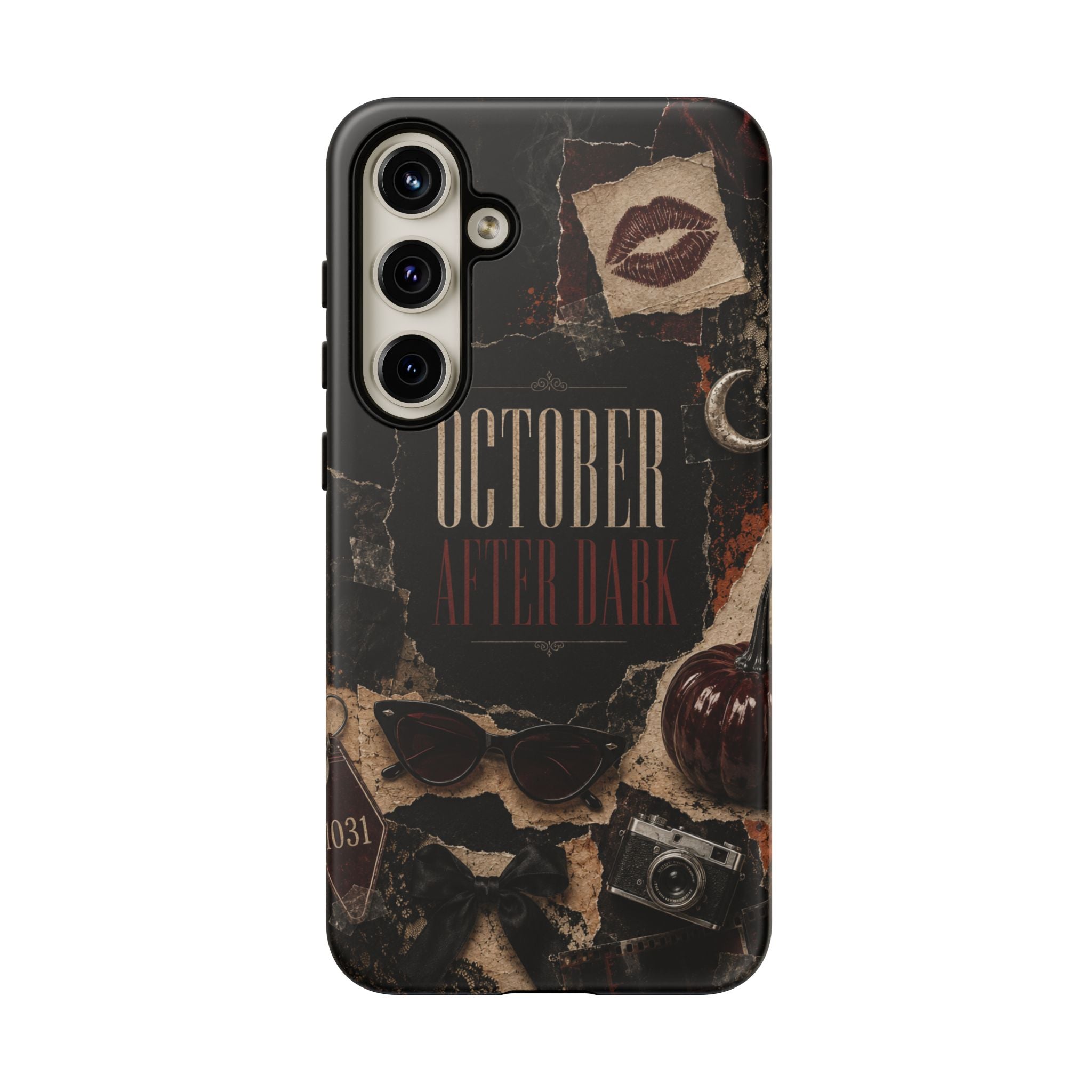 October After Dark Gothic Collage Phone Case