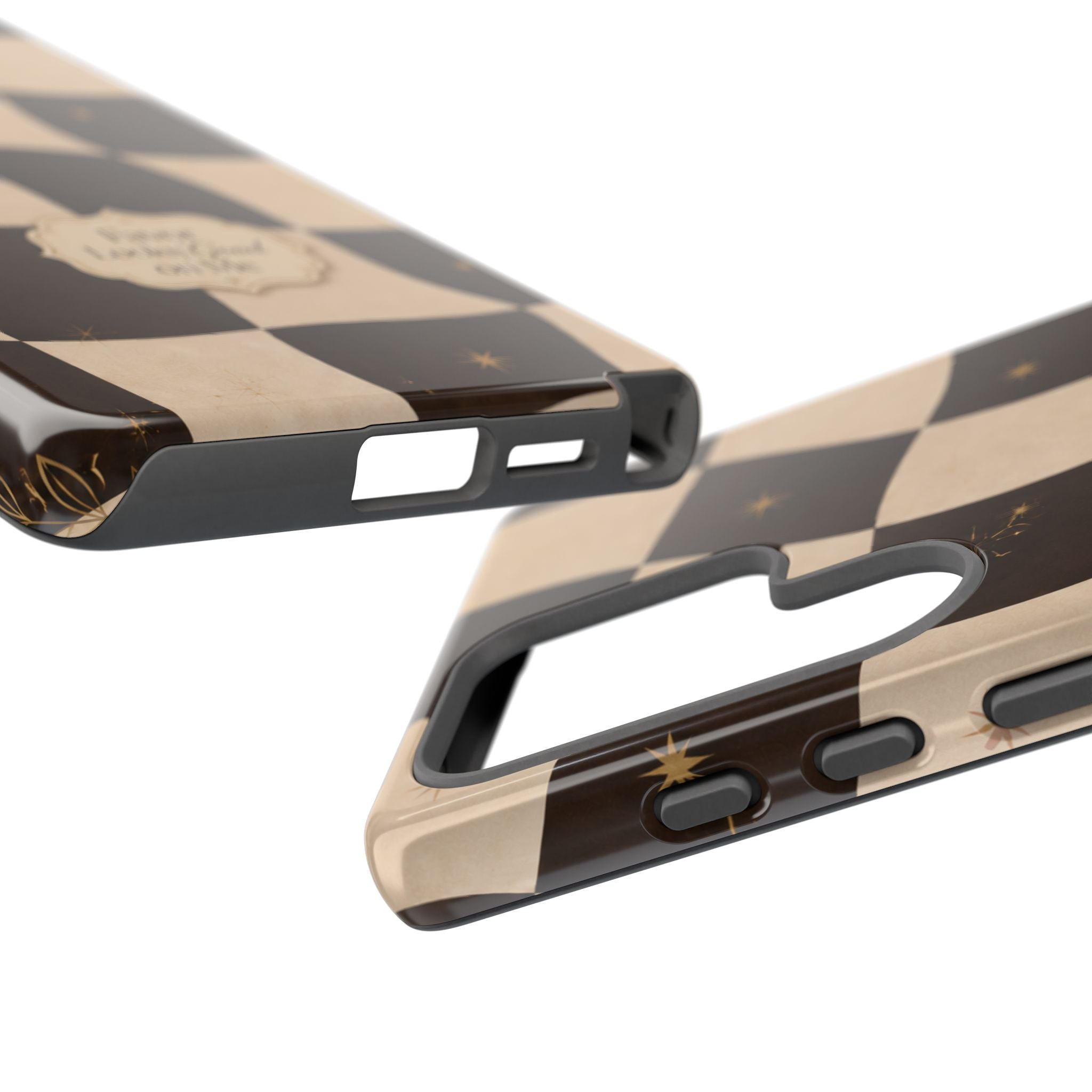 Favor Looks Good on Me Vintage Checkerboard Phone Case