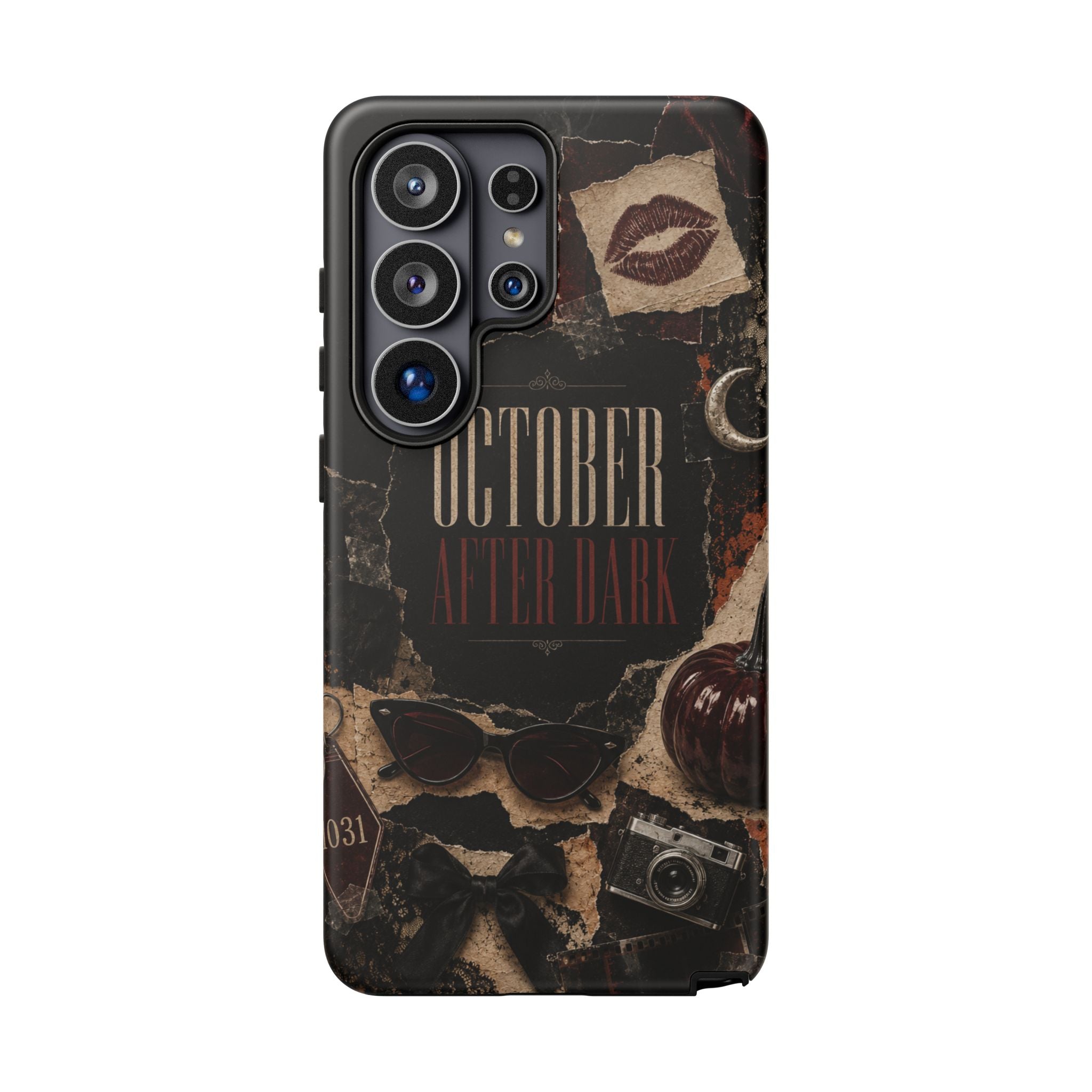 October After Dark Gothic Collage Phone Case