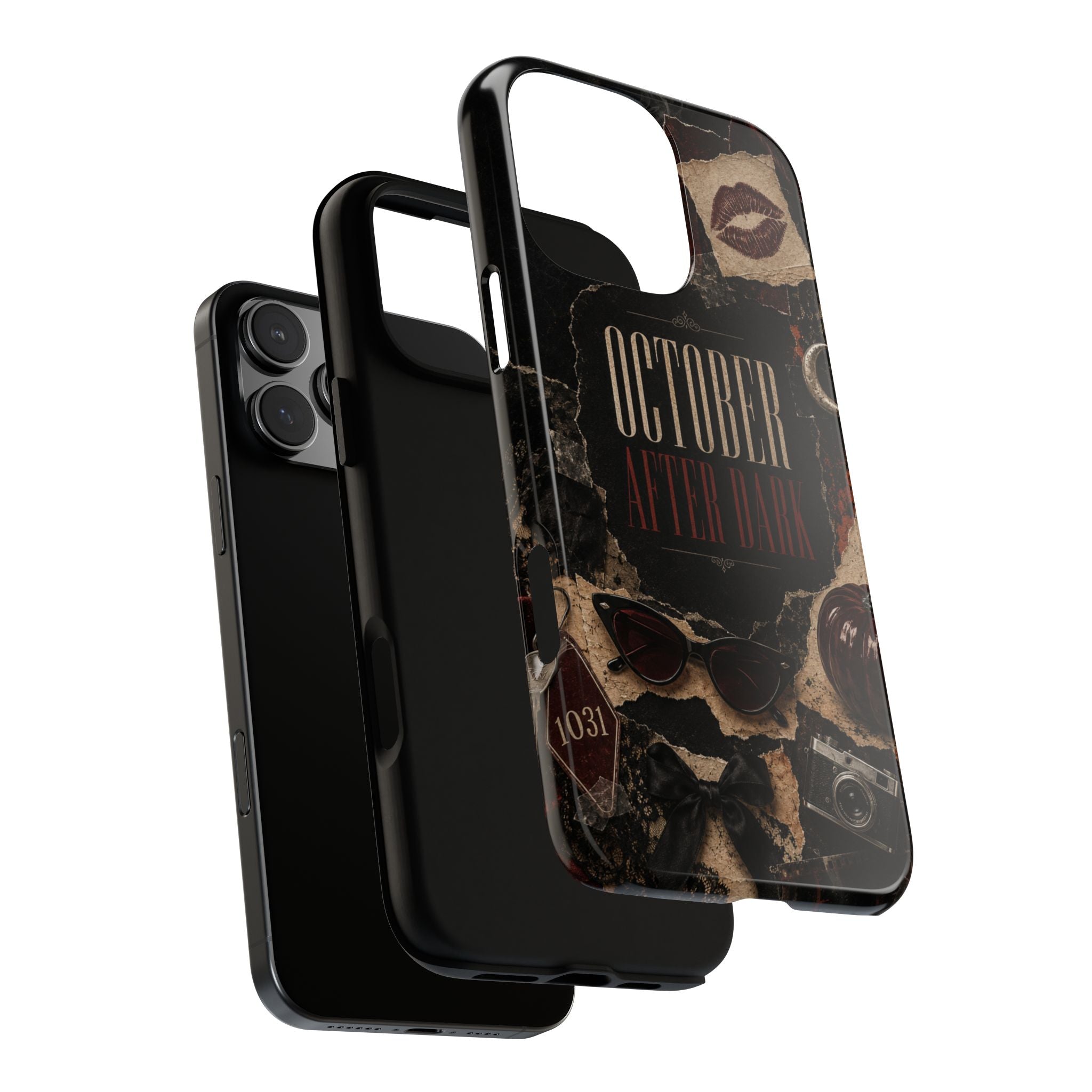 October After Dark Gothic Collage Phone Case