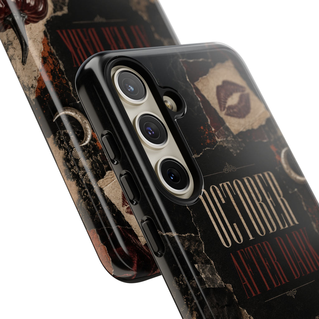 October After Dark Gothic Collage Phone Case