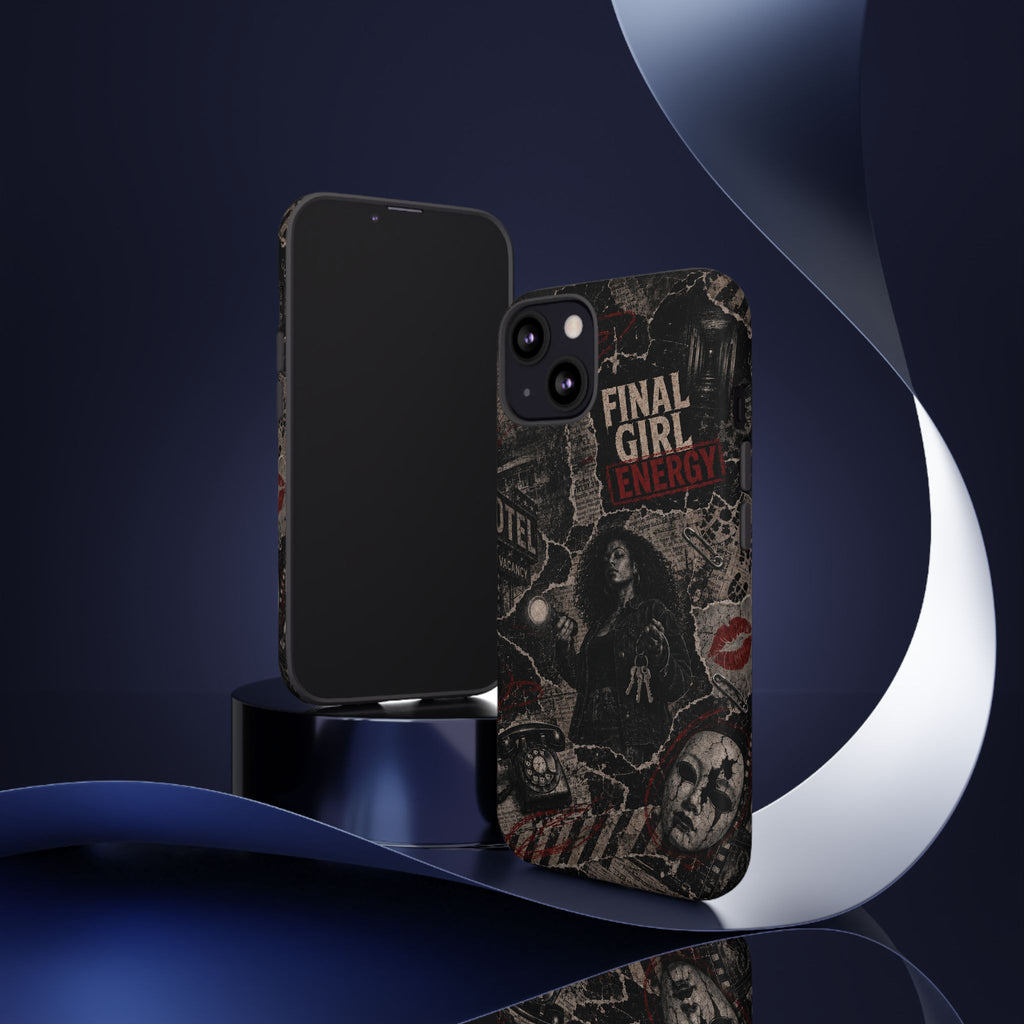 Final Girl Energy Horror Collage Phone Case