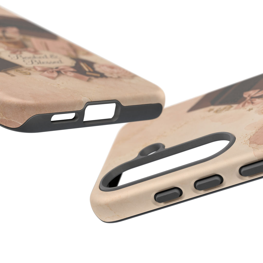 Booked & Blessed Christian Book Lover Phone Case