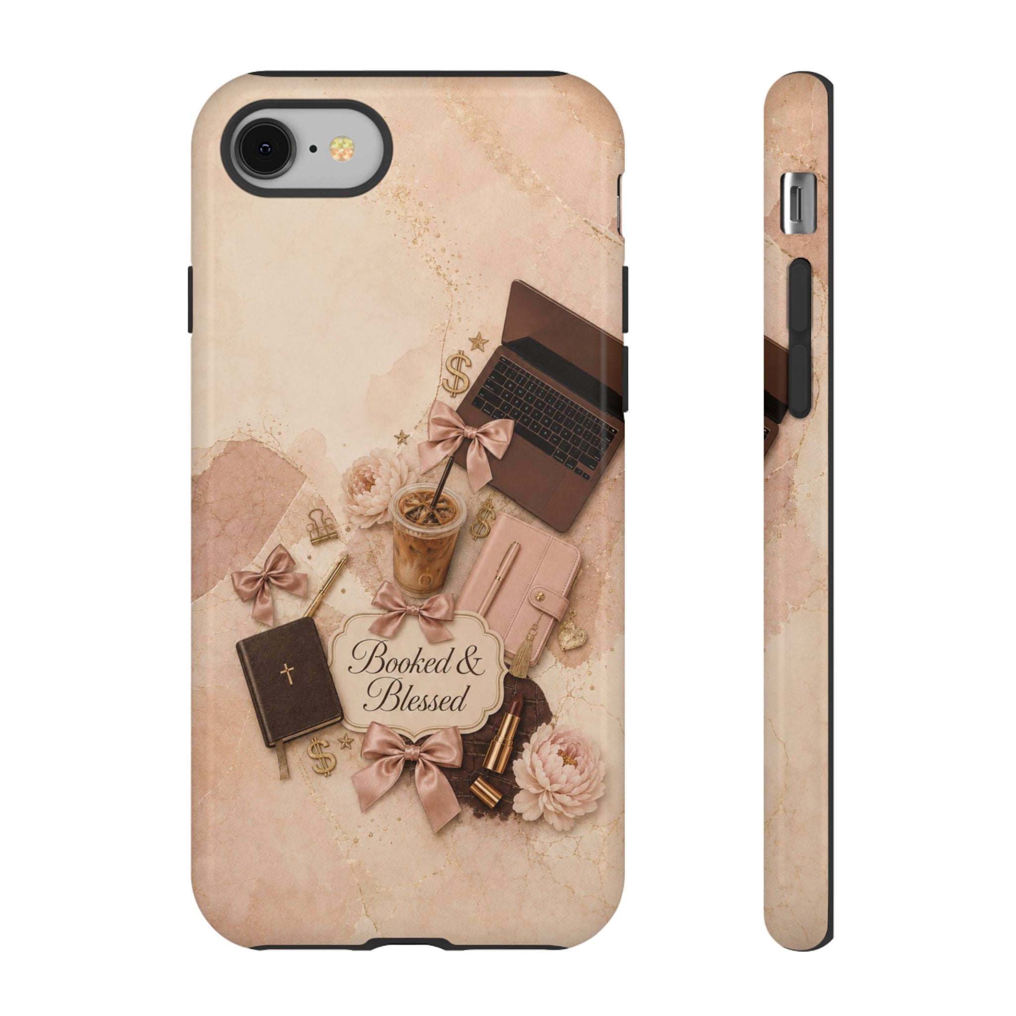 Booked & Blessed Christian Book Lover Phone Case