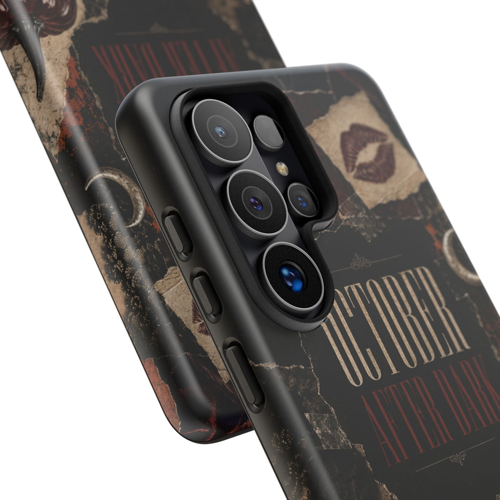 October After Dark Gothic Collage Phone Case