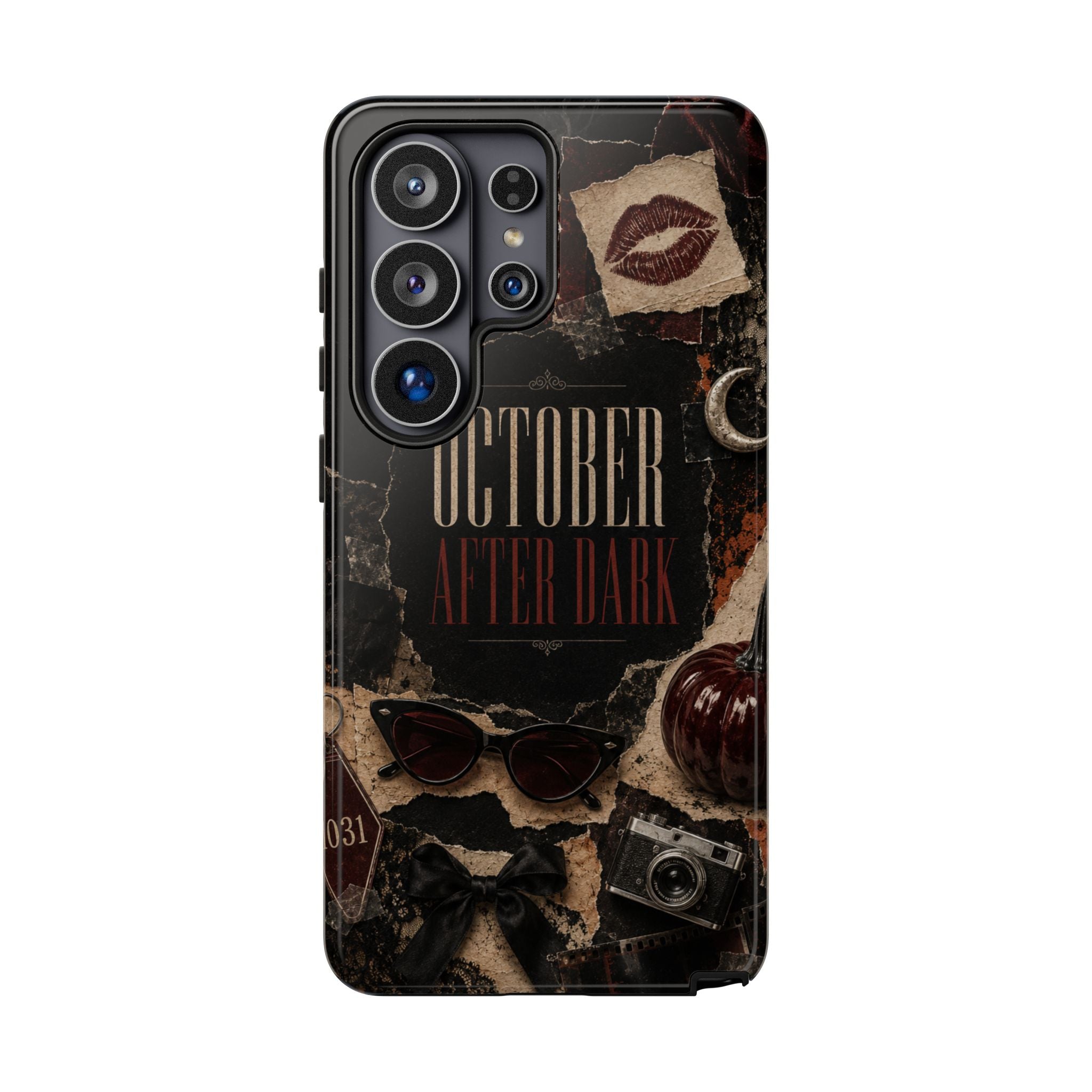 October After Dark Gothic Collage Phone Case