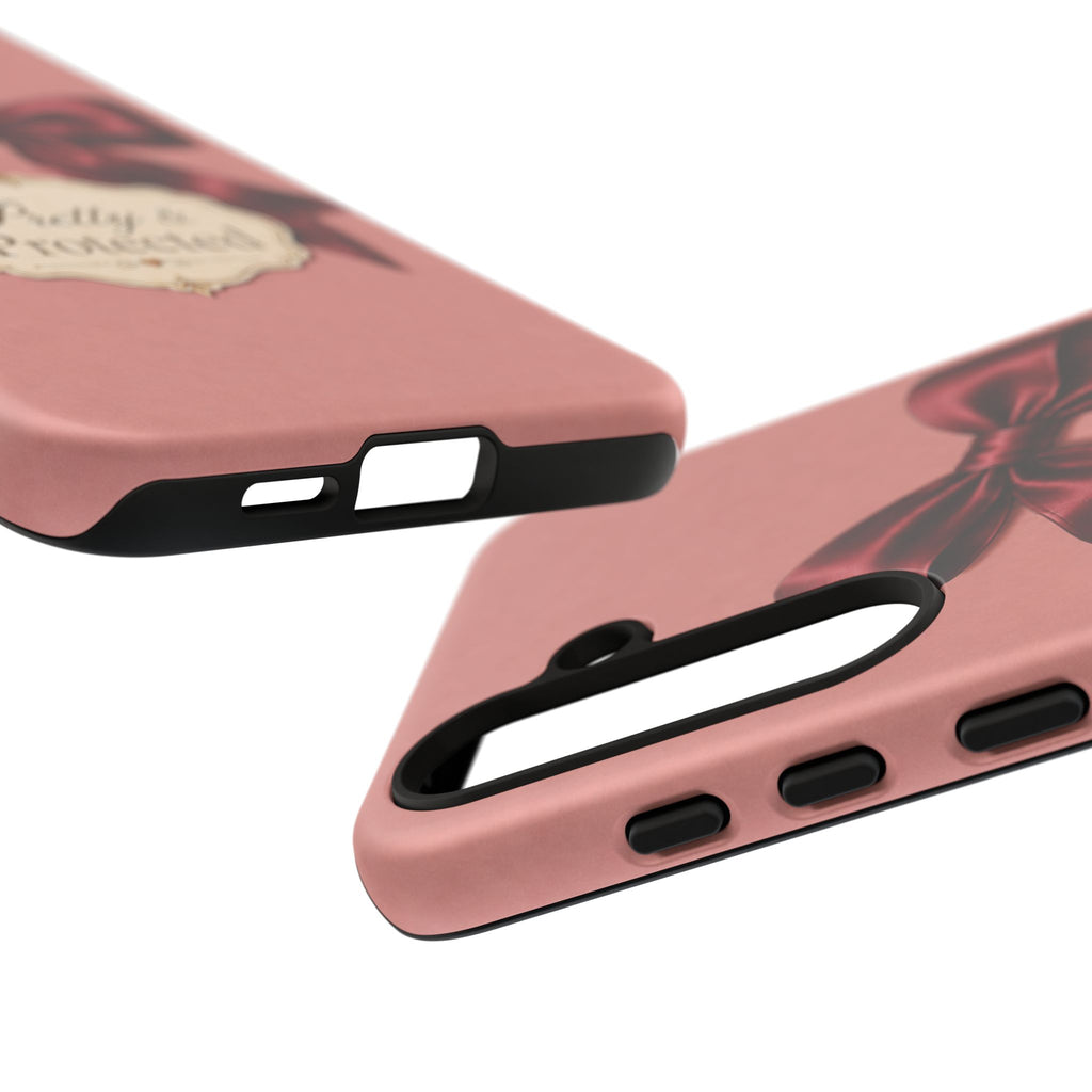 Pretty & Protected Bow Christian Phone Case