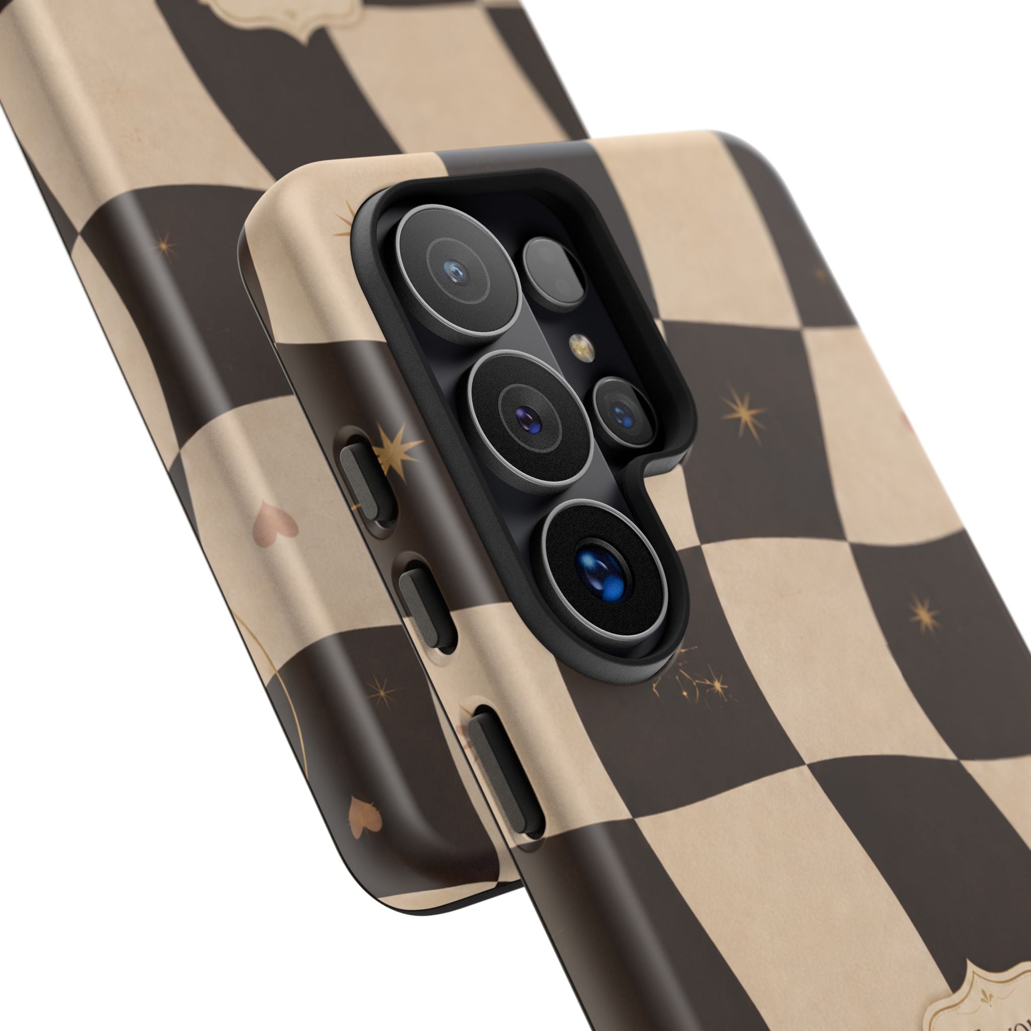 Favor Looks Good on Me Vintage Checkerboard Phone Case