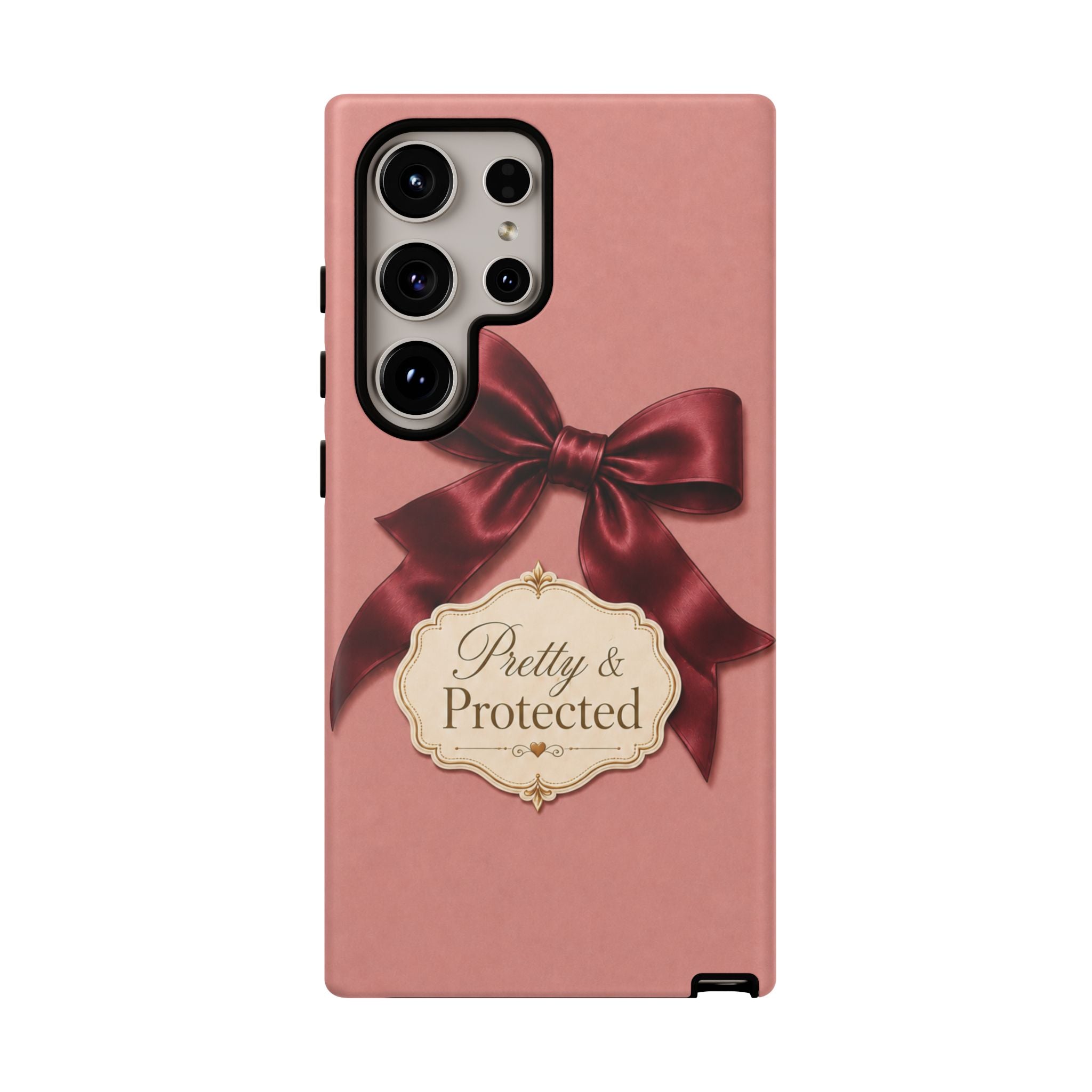Pretty & Protected Bow Christian Phone Case
