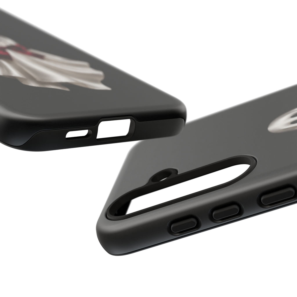 Burgundy Bow Ghost Spooky Phone Case