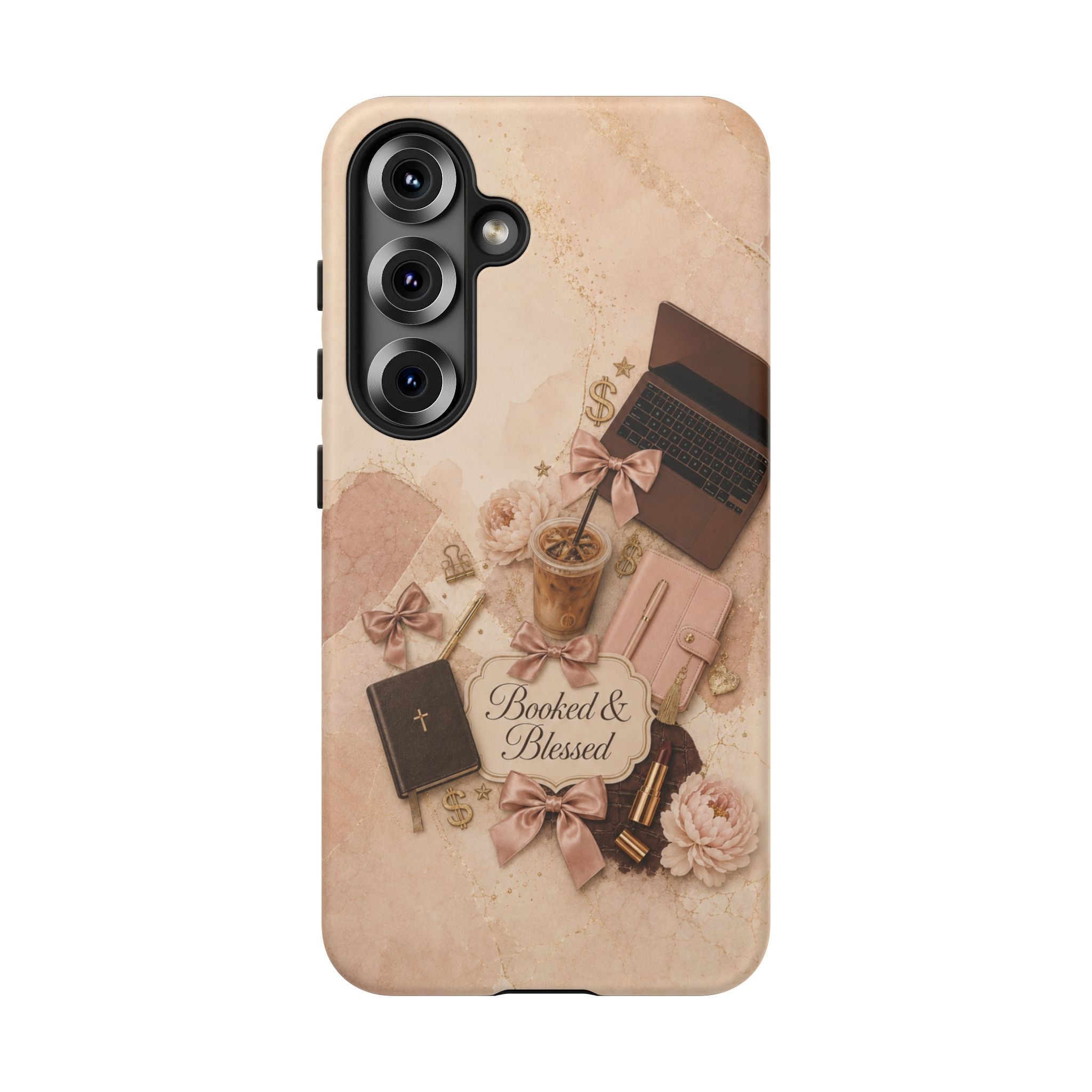 Booked & Blessed Christian Book Lover Phone Case