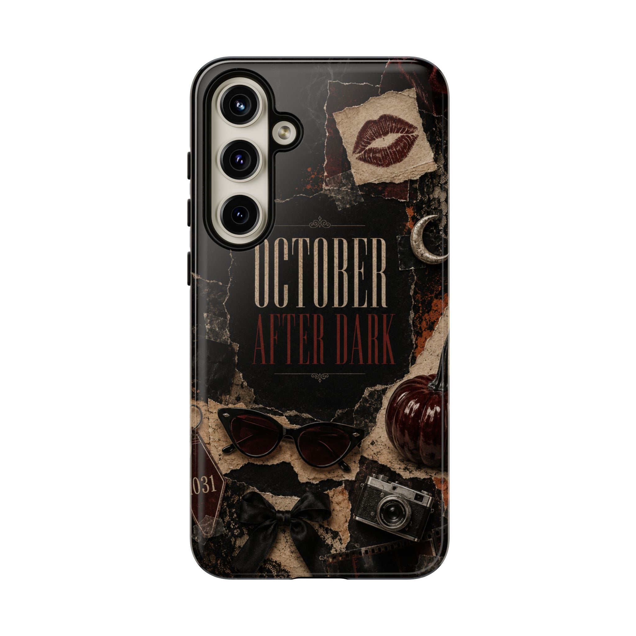 October After Dark Gothic Collage Phone Case