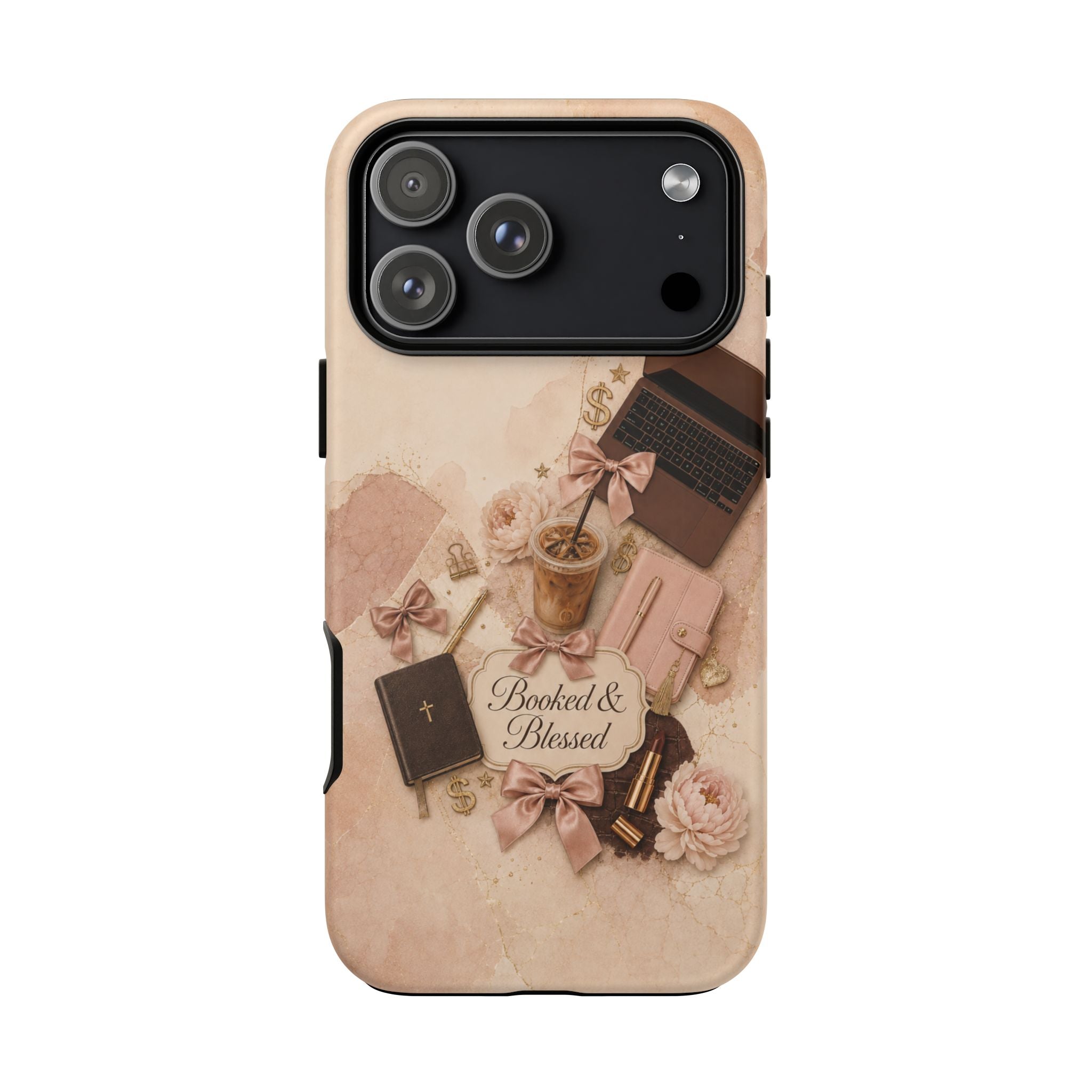 Booked & Blessed Christian Book Lover Phone Case