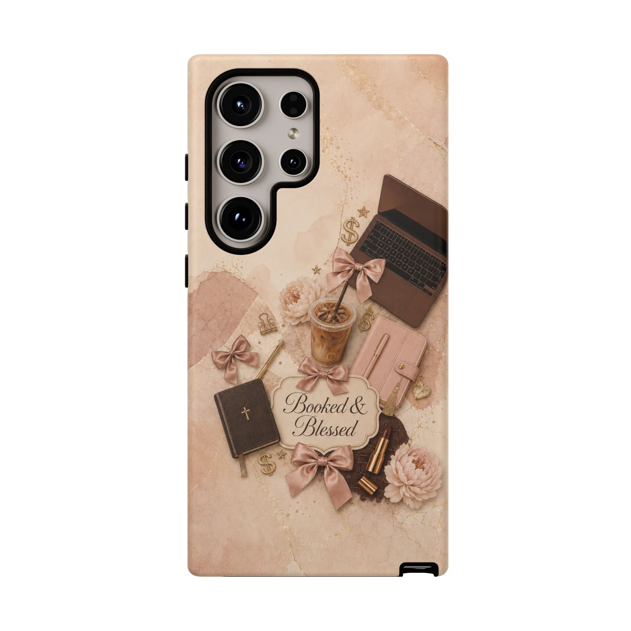 Booked & Blessed Christian Book Lover Phone Case