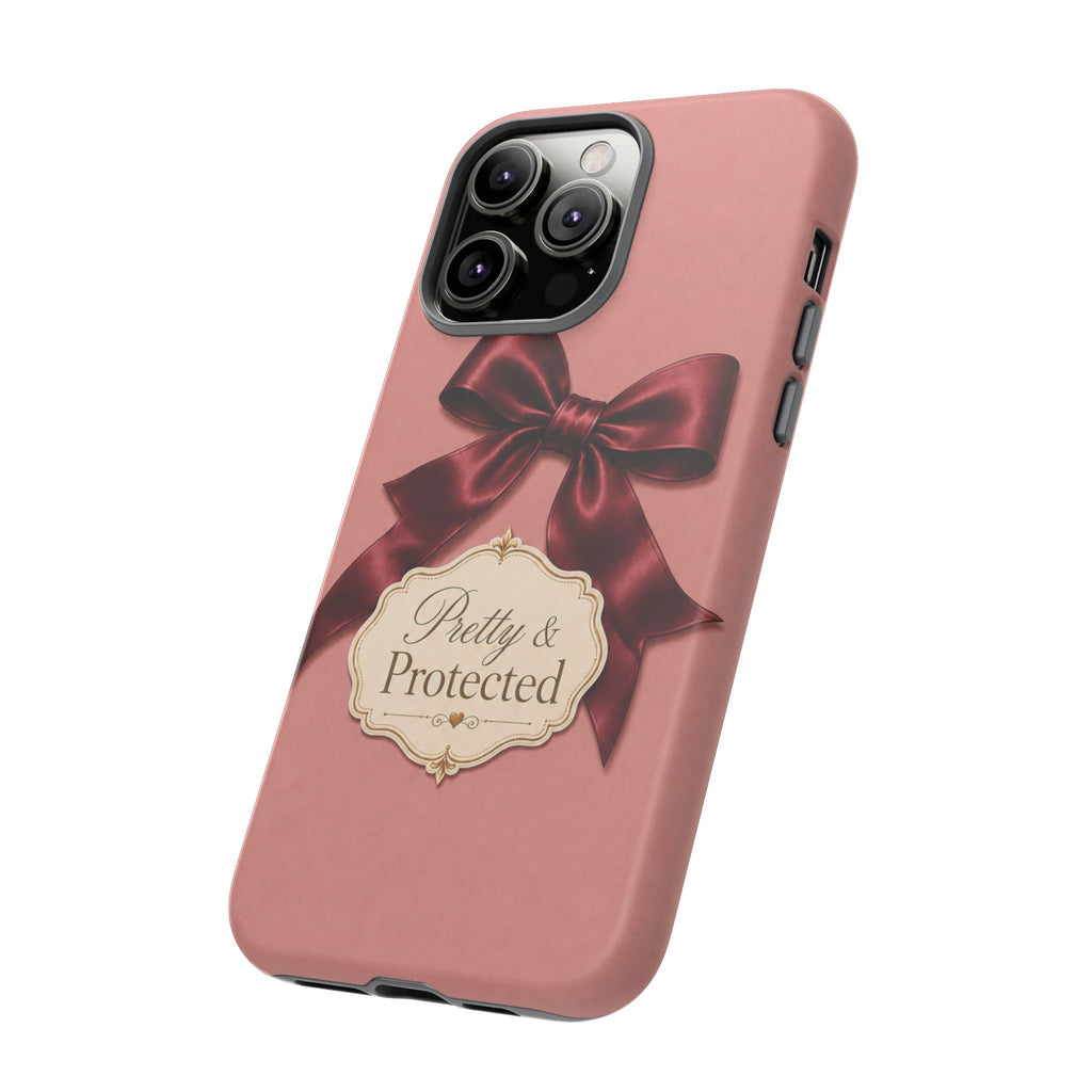 Pretty & Protected Bow Christian Phone Case