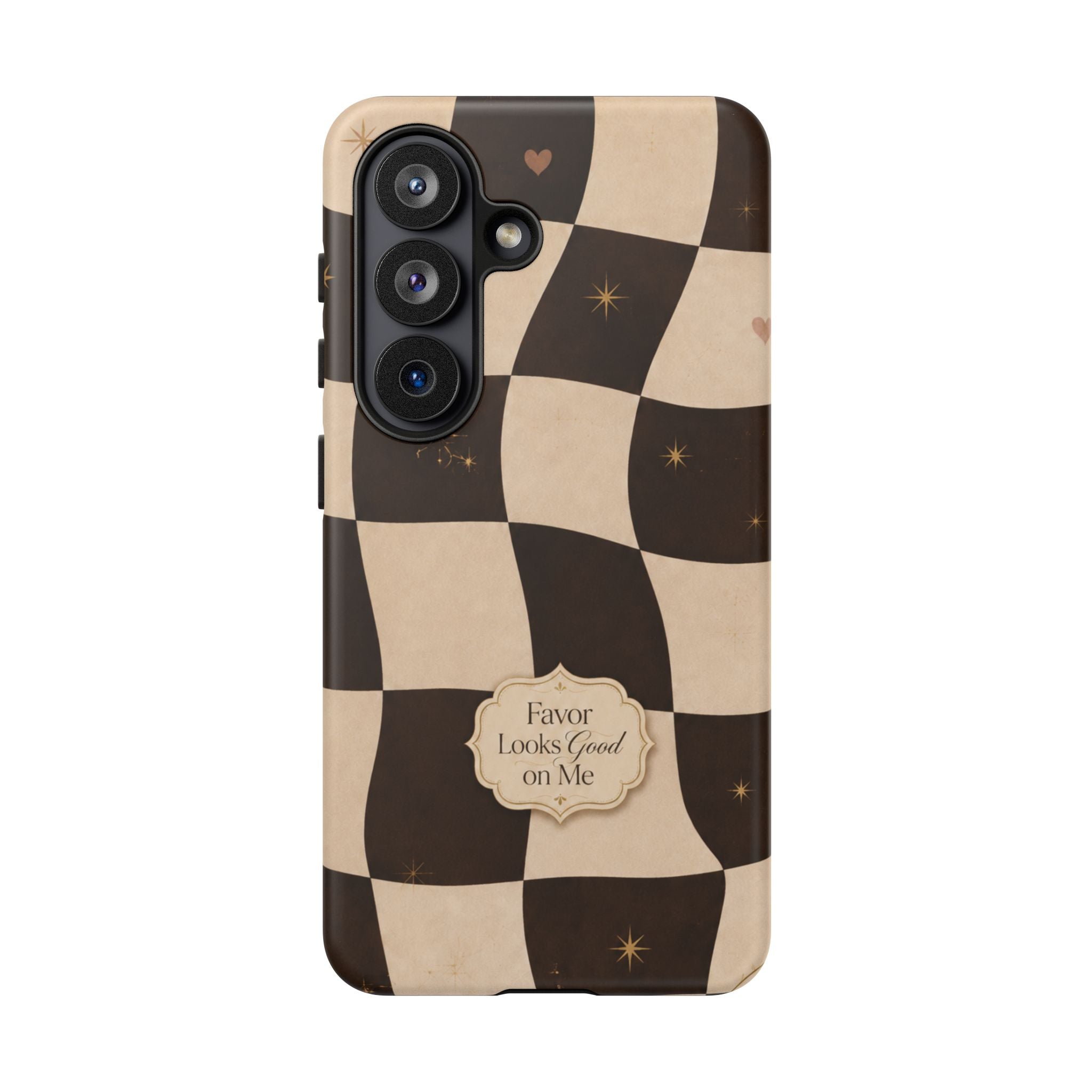 Favor Looks Good on Me Vintage Checkerboard Phone Case