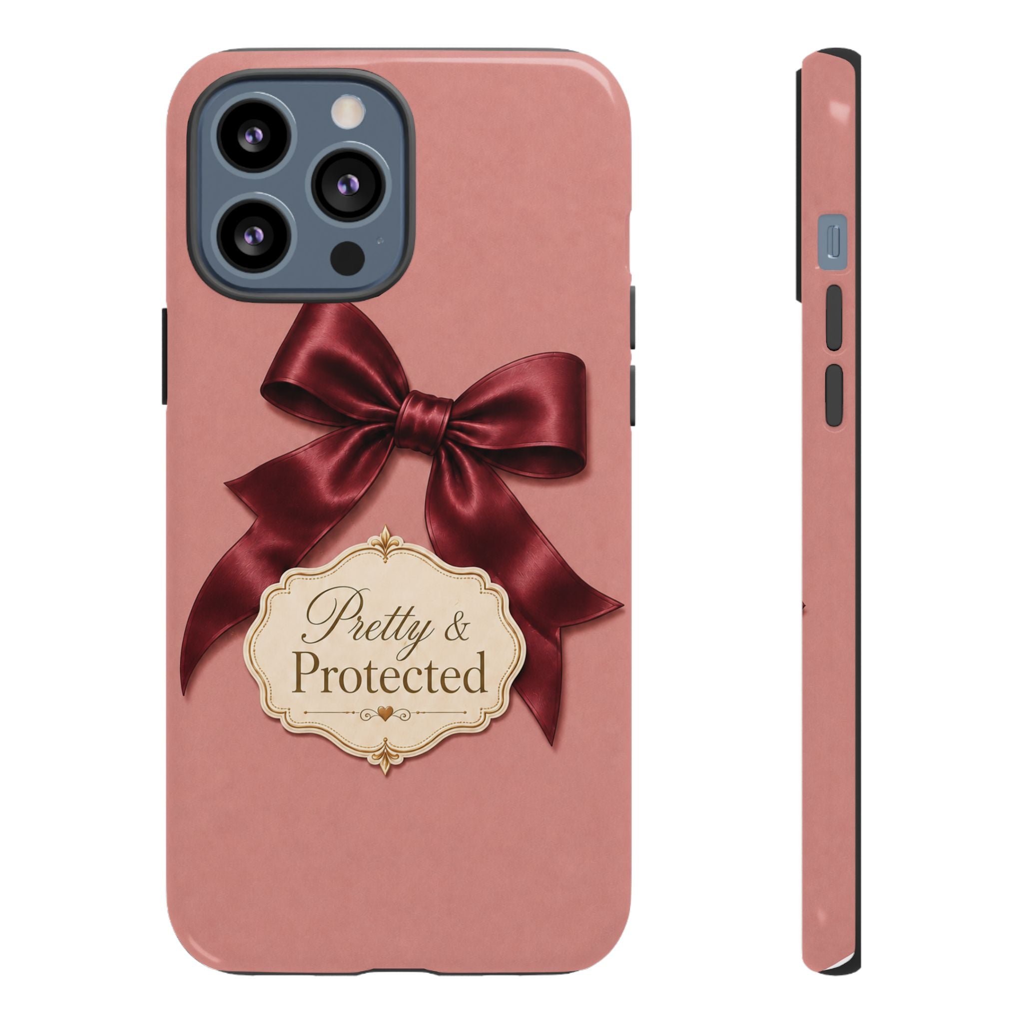 Pretty & Protected Bow Christian Phone Case