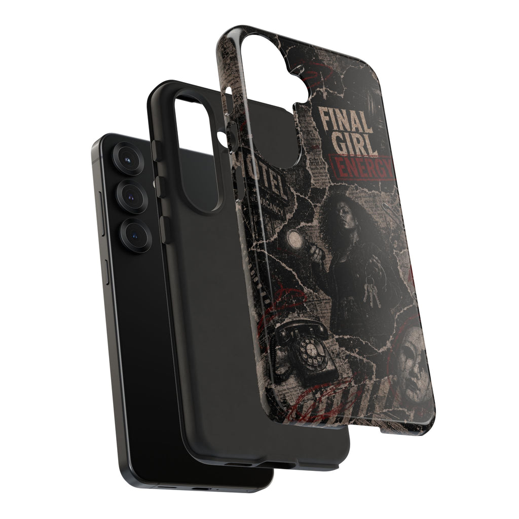 Final Girl Energy Horror Collage Phone Case