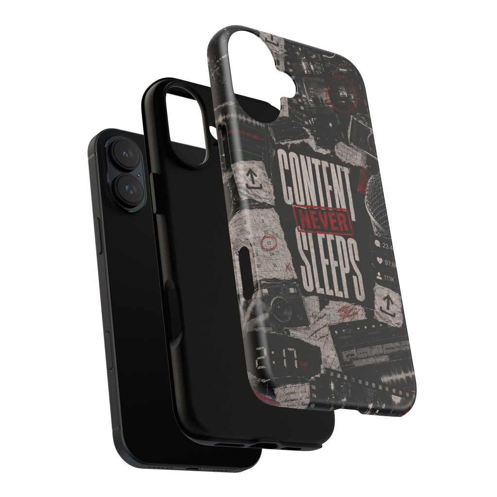 Content Never Sleeps Creator Phone Case