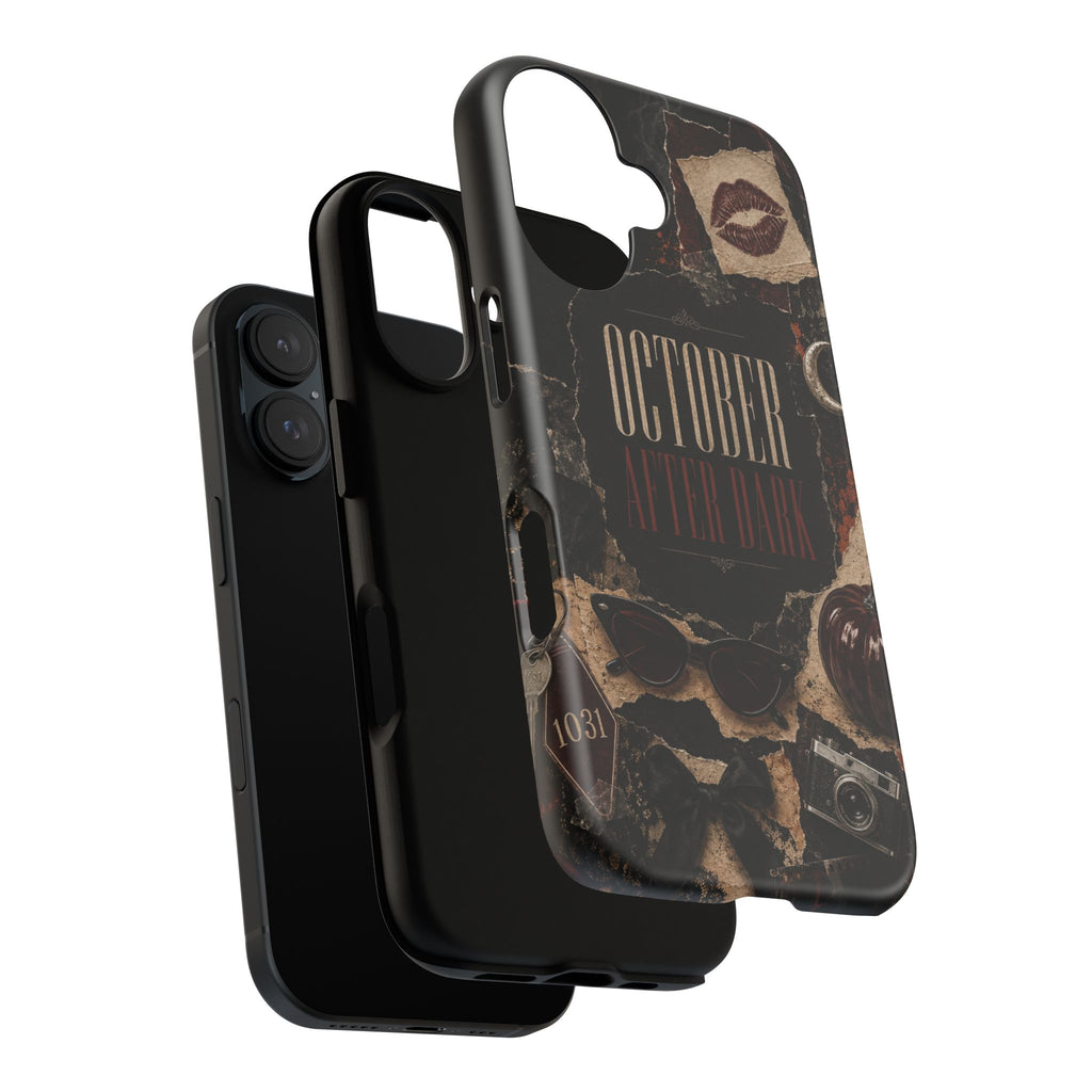 October After Dark Gothic Collage Phone Case