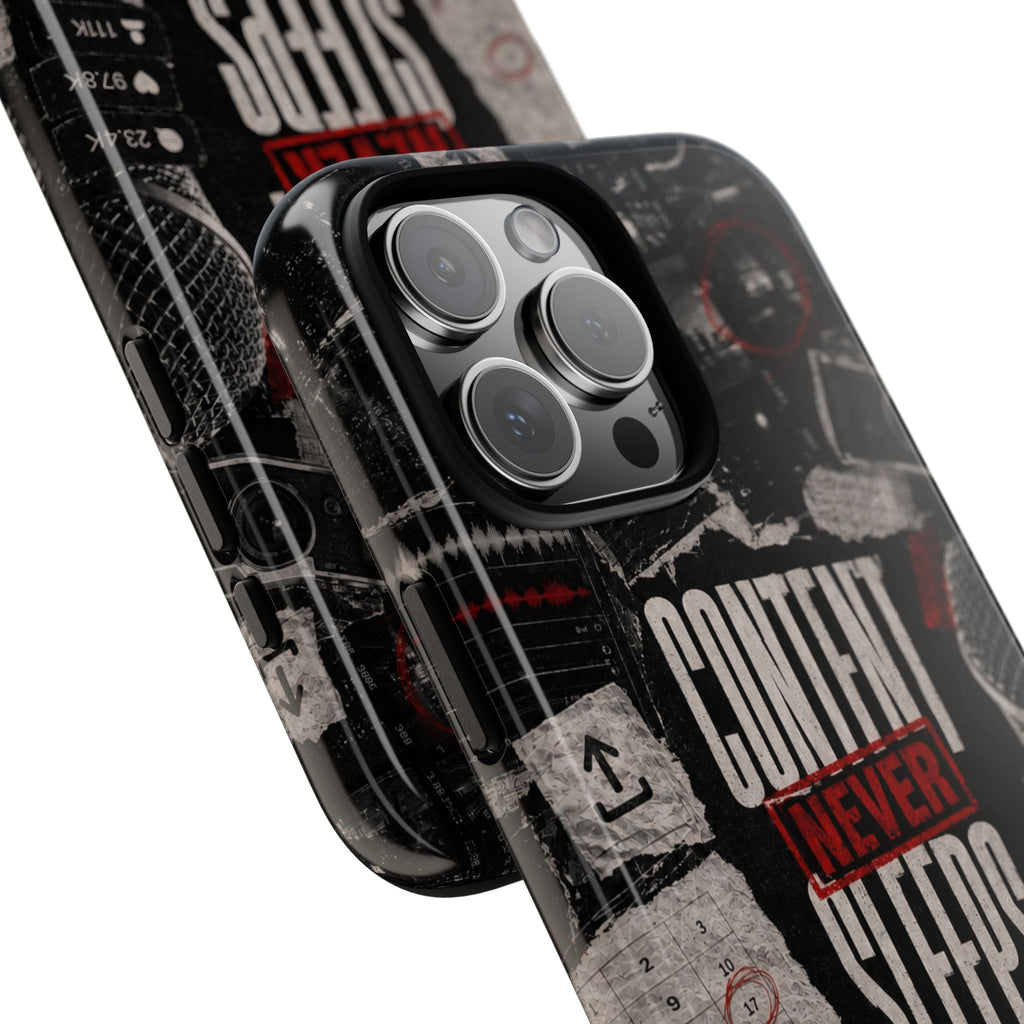 Content Never Sleeps Creator Phone Case