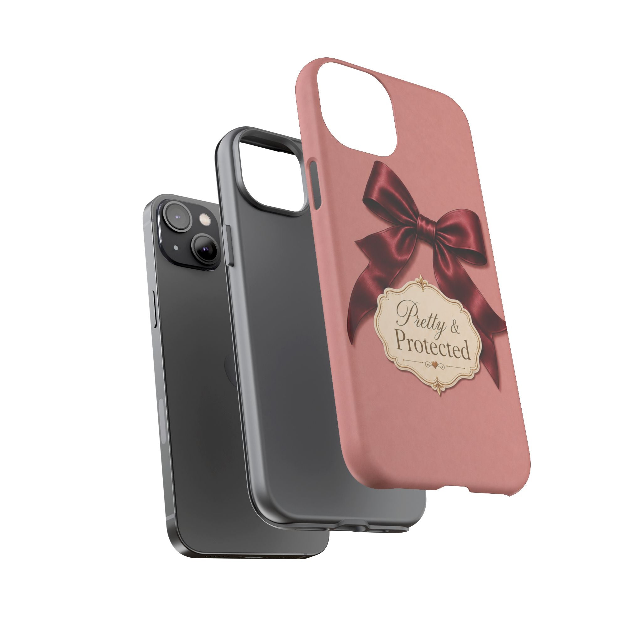 Pretty & Protected Bow Christian Phone Case