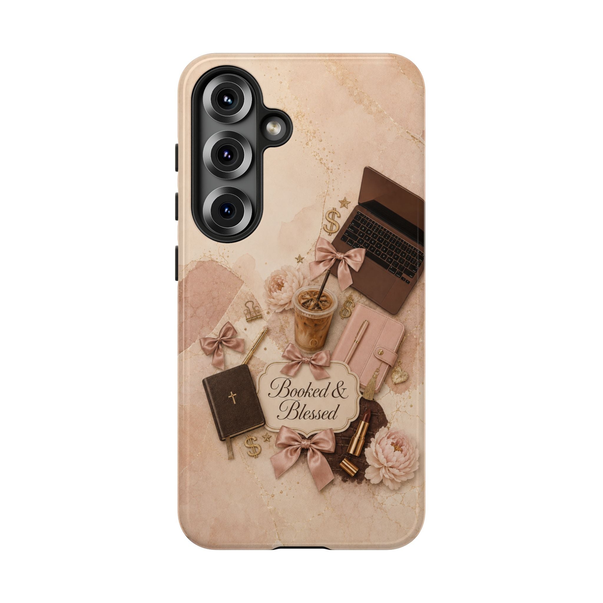 Booked & Blessed Christian Book Lover Phone Case