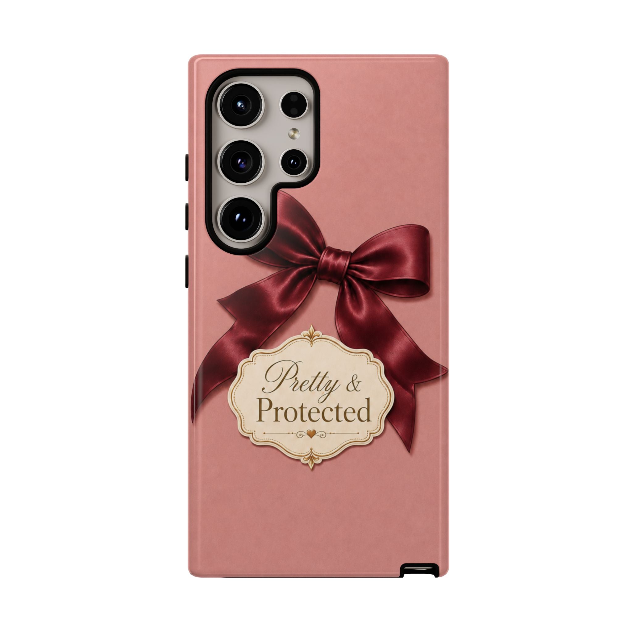 Pretty & Protected Bow Christian Phone Case