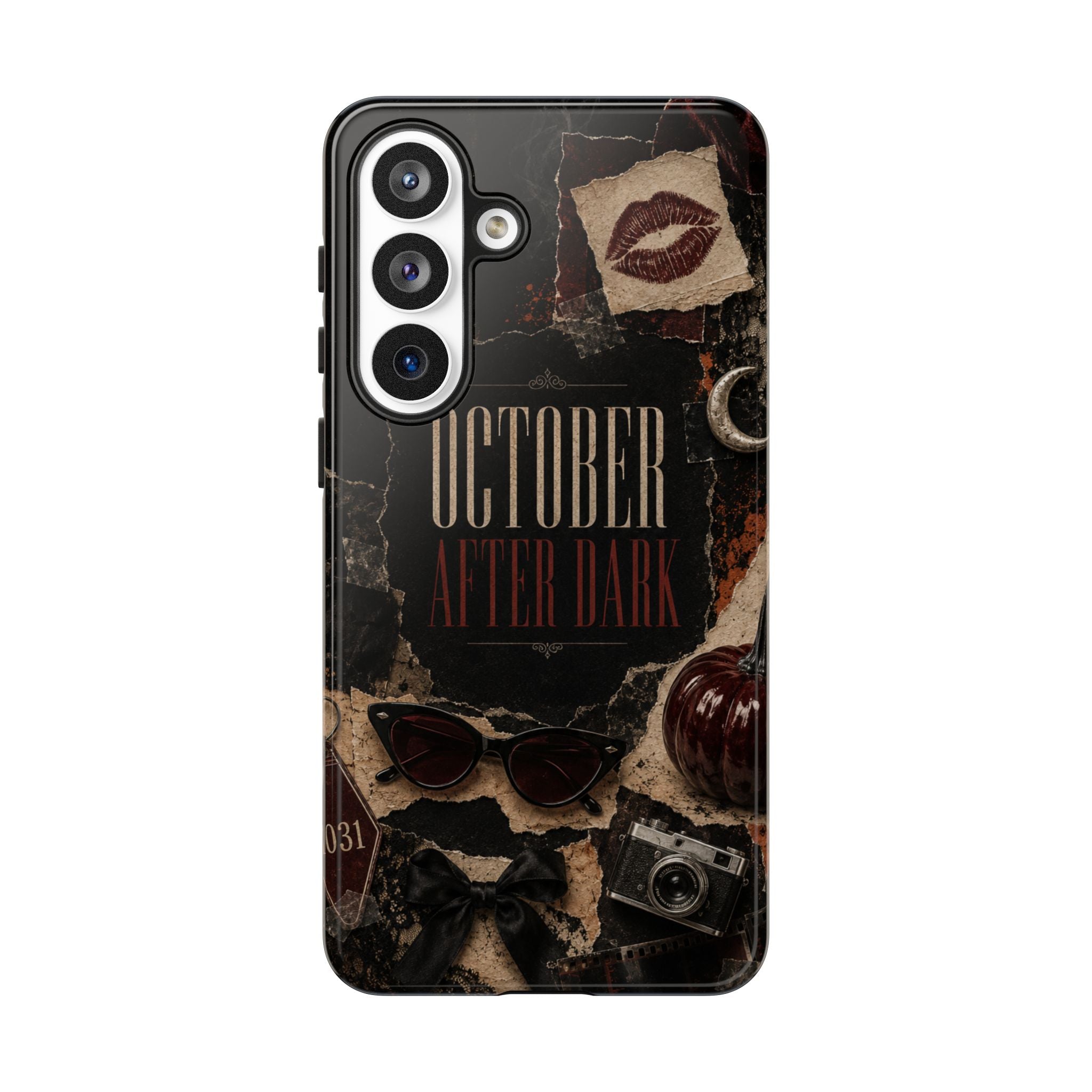 October After Dark Gothic Collage Phone Case