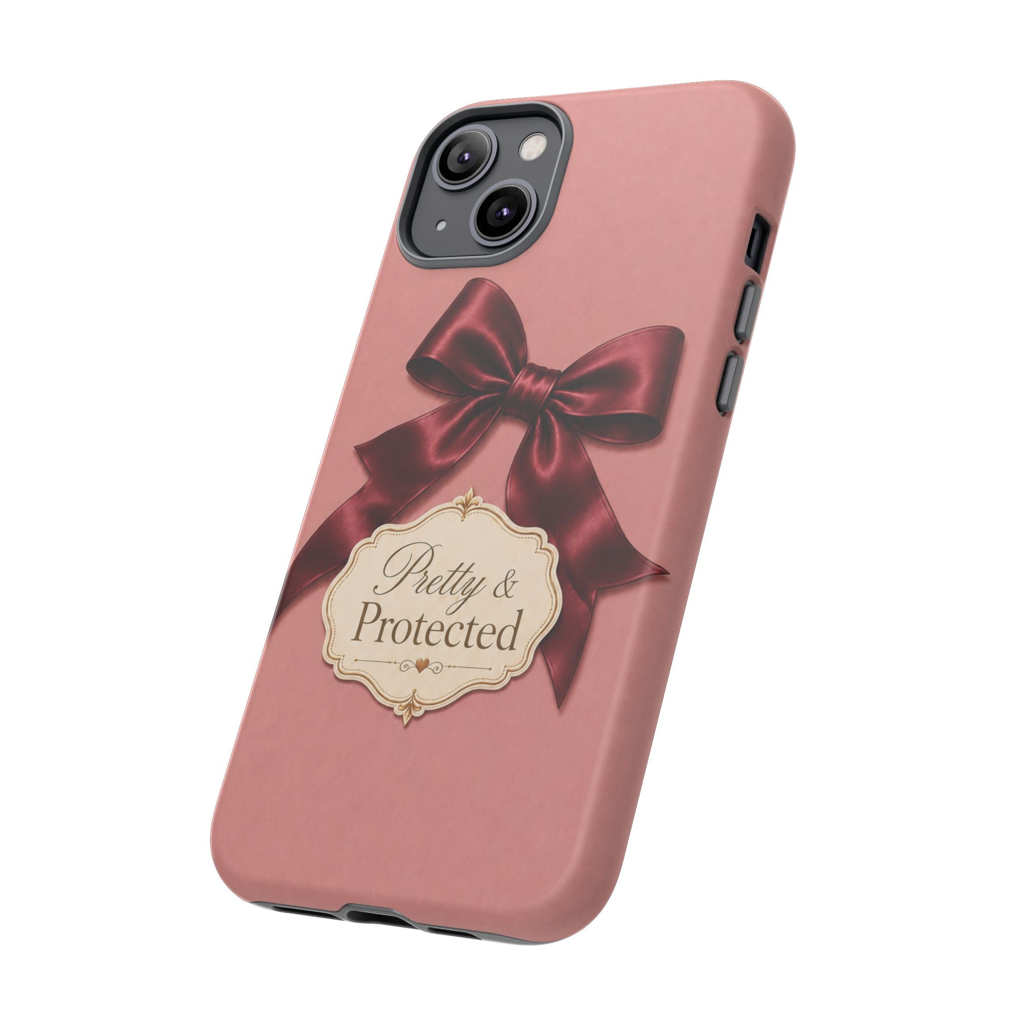 Pretty & Protected Bow Christian Phone Case
