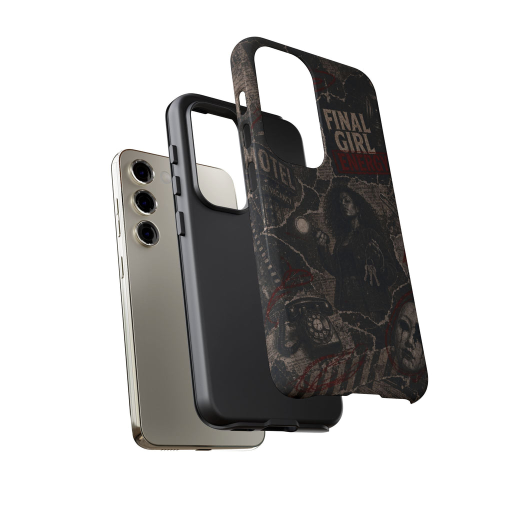 Final Girl Energy Horror Collage Phone Case
