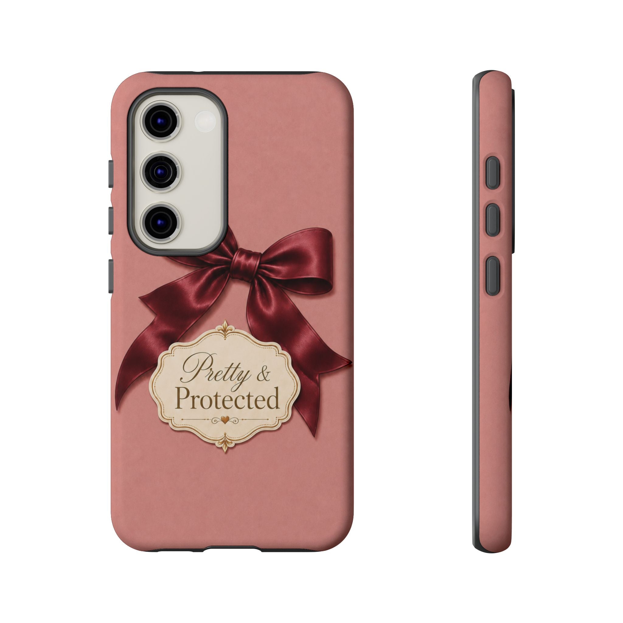 Pretty & Protected Bow Christian Phone Case