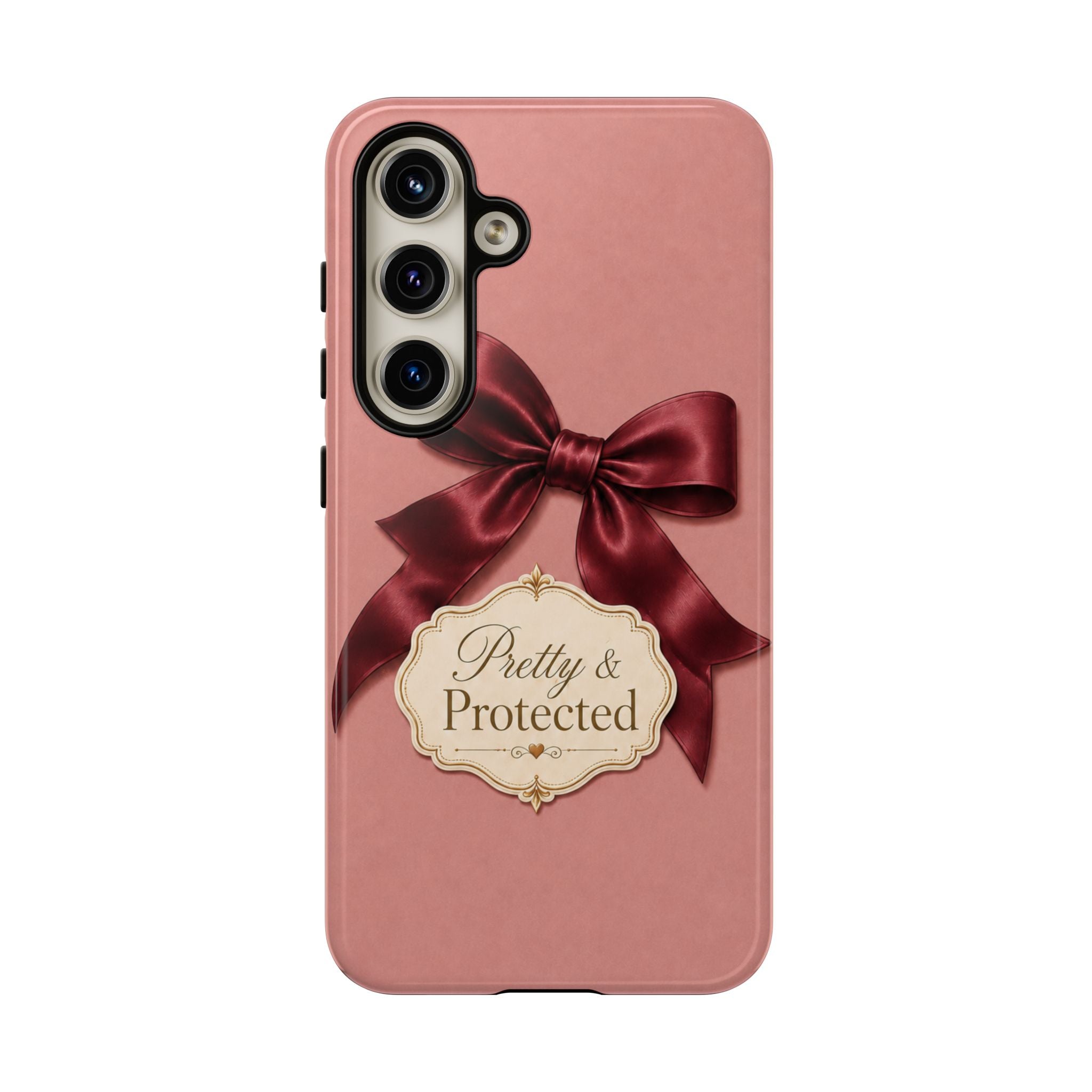 Pretty & Protected Bow Christian Phone Case
