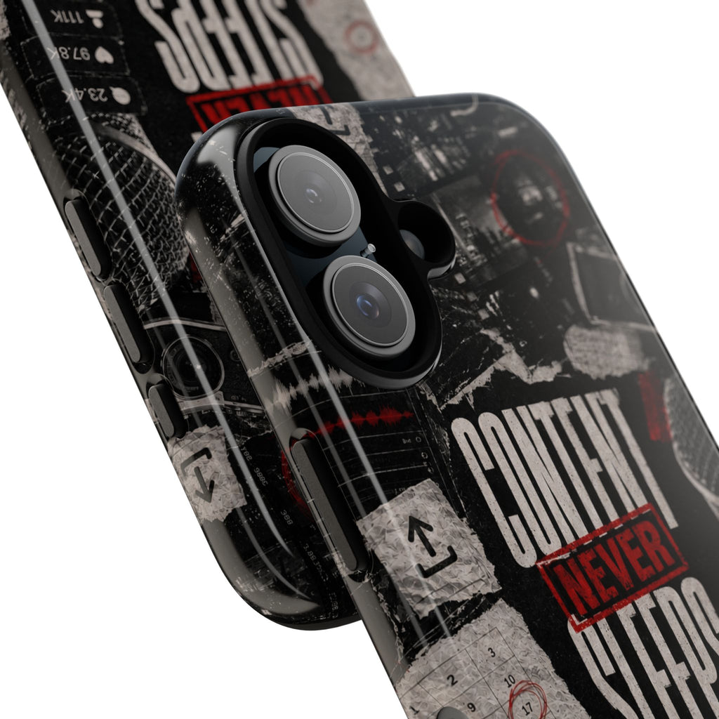 Content Never Sleeps Creator Phone Case