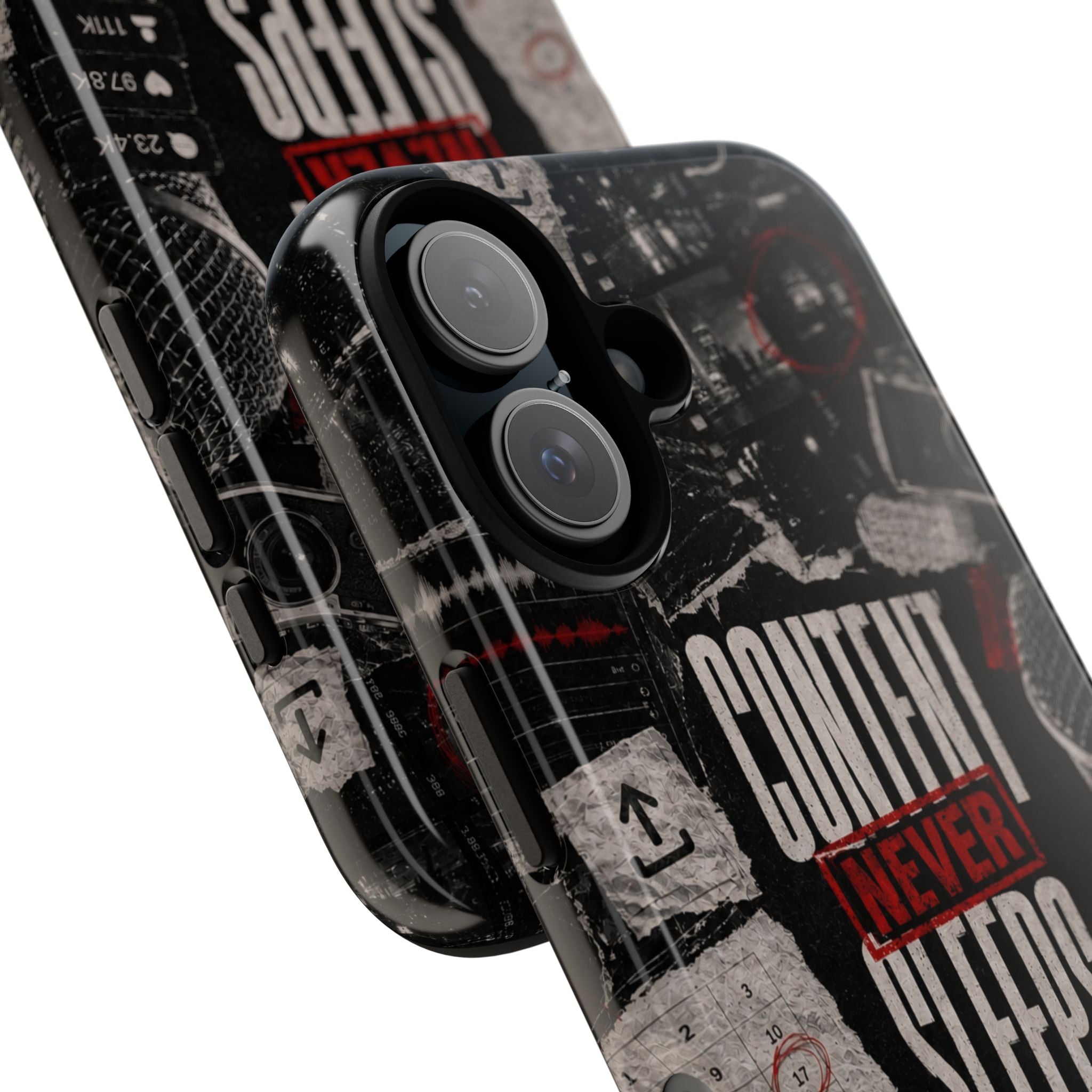 Content Never Sleeps Creator Phone Case