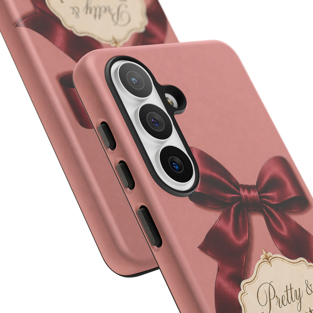 Pretty & Protected Bow Christian Phone Case
