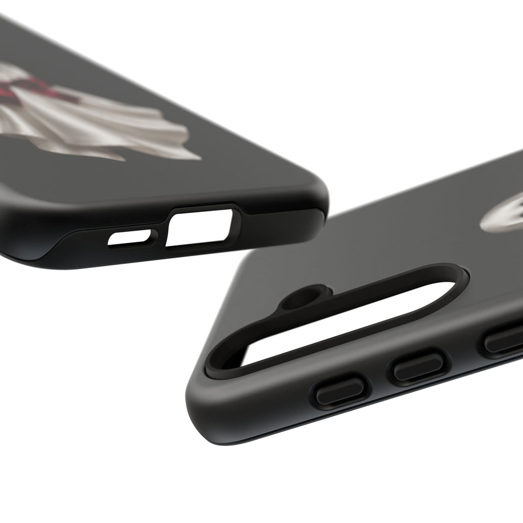 Burgundy Bow Ghost Spooky Phone Case