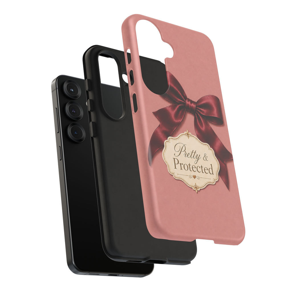 Pretty & Protected Bow Christian Phone Case