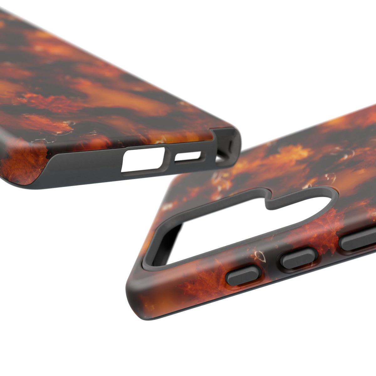 Amber Autumn Maple Leaf Phone Case