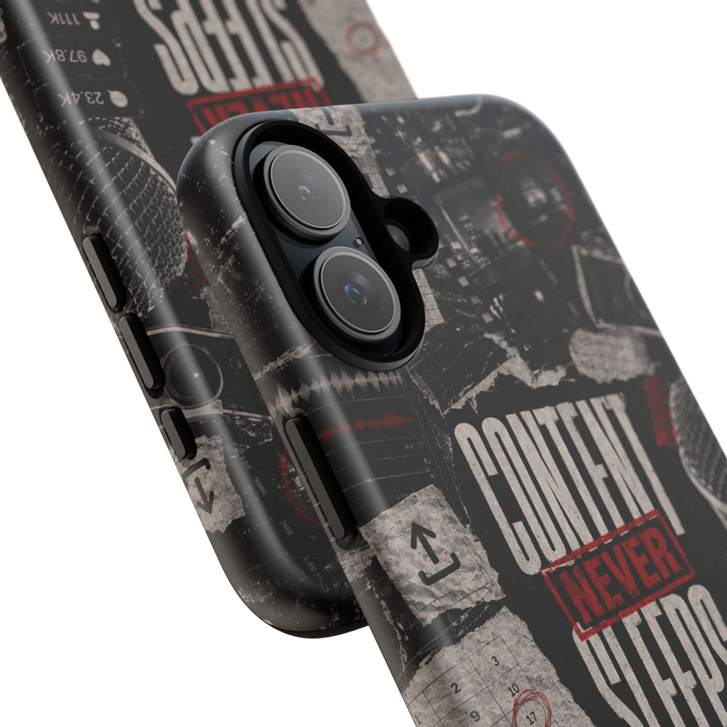 Content Never Sleeps Creator Phone Case