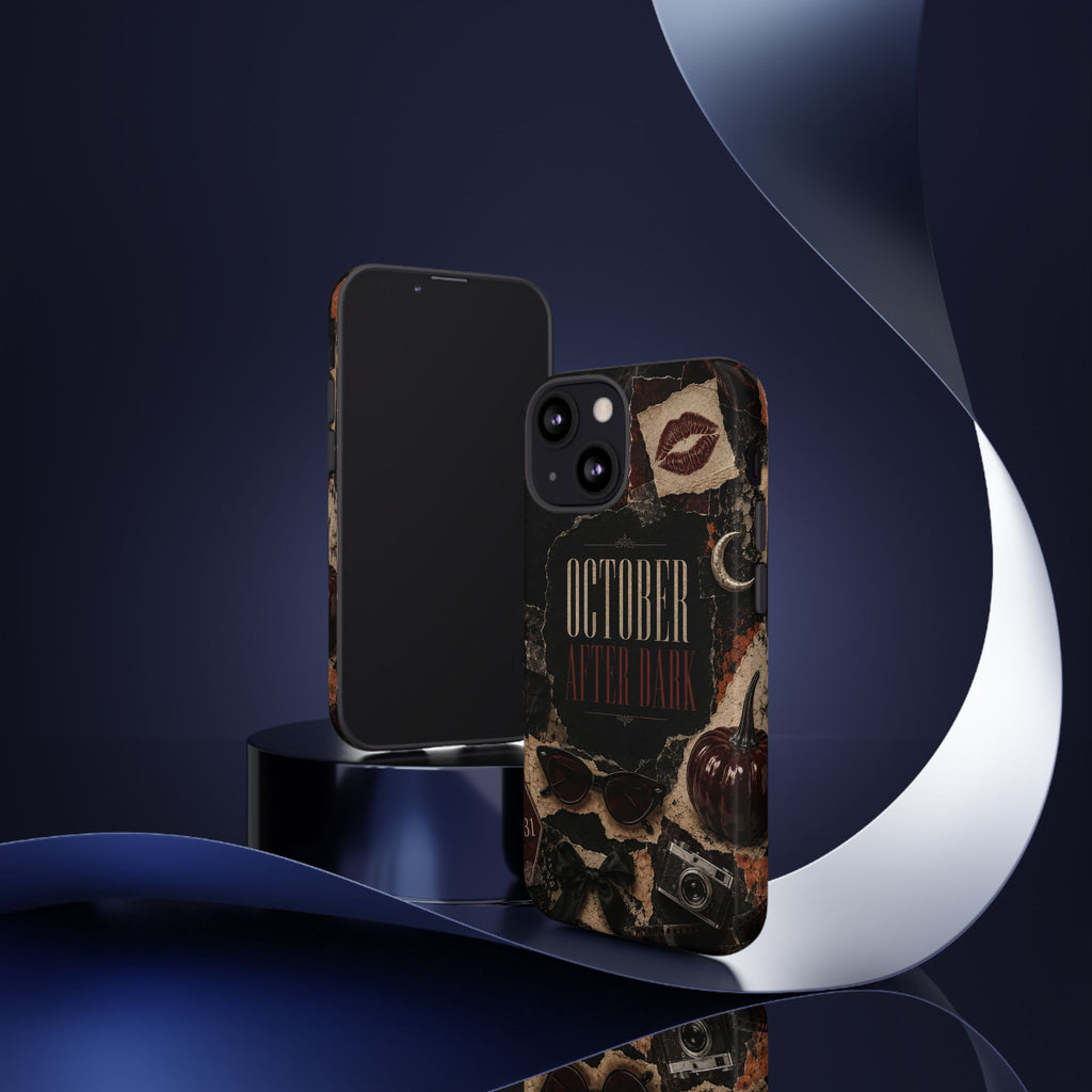 October After Dark Gothic Collage Phone Case
