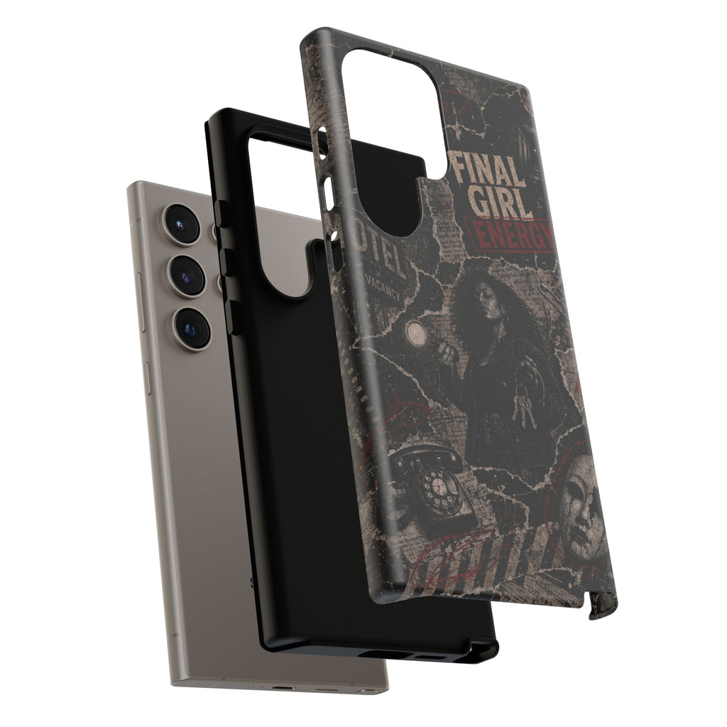 Final Girl Energy Horror Collage Phone Case