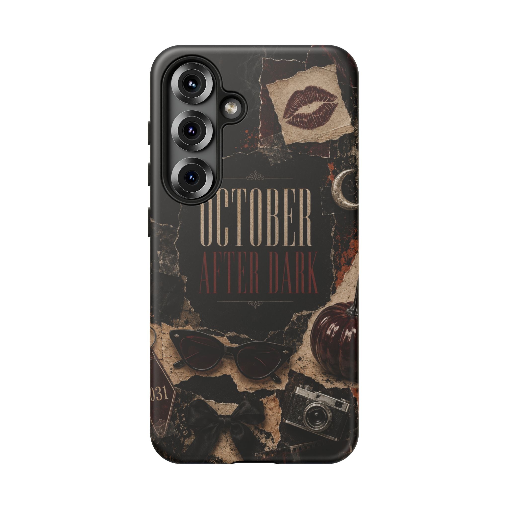 October After Dark Gothic Collage Phone Case