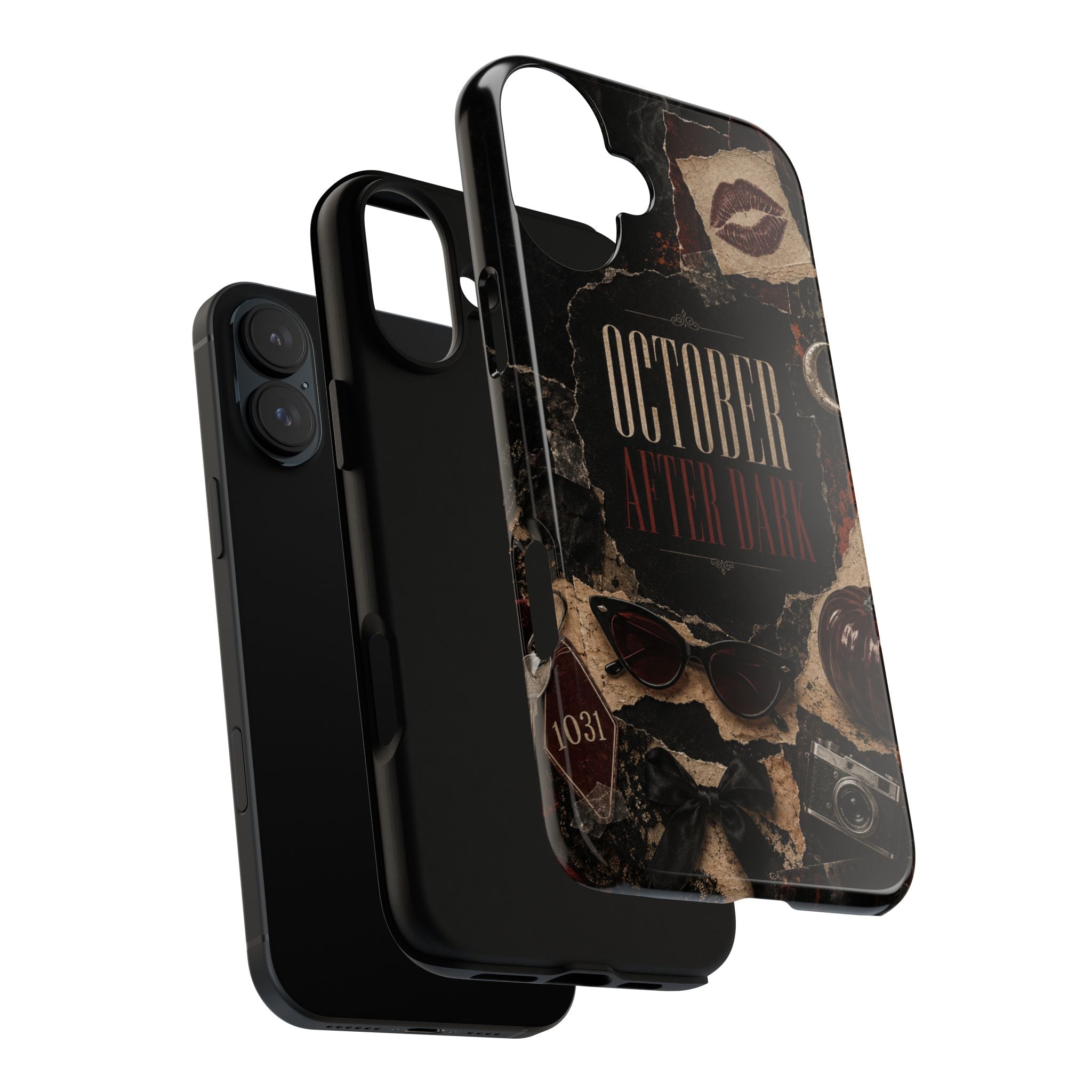 October After Dark Gothic Collage Phone Case