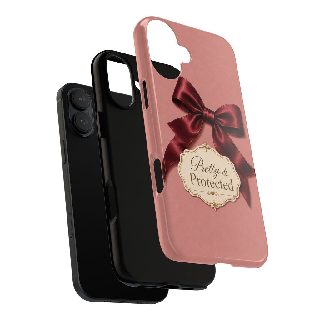 Pretty & Protected Bow Christian Phone Case