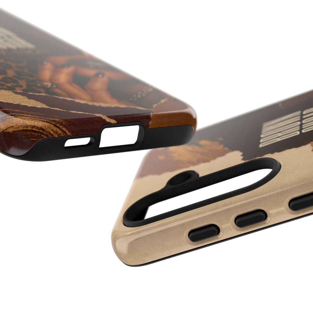 Brown Sugar Season Leopard Collage Phone Case