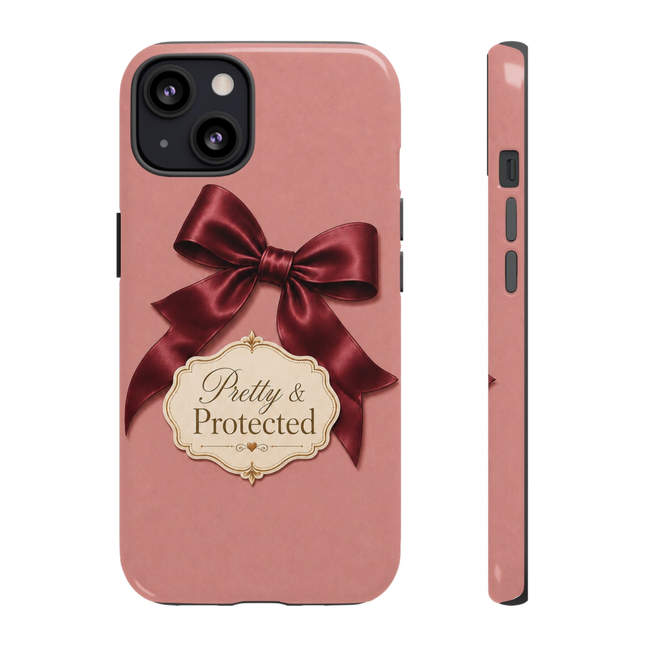 Pretty & Protected Bow Christian Phone Case